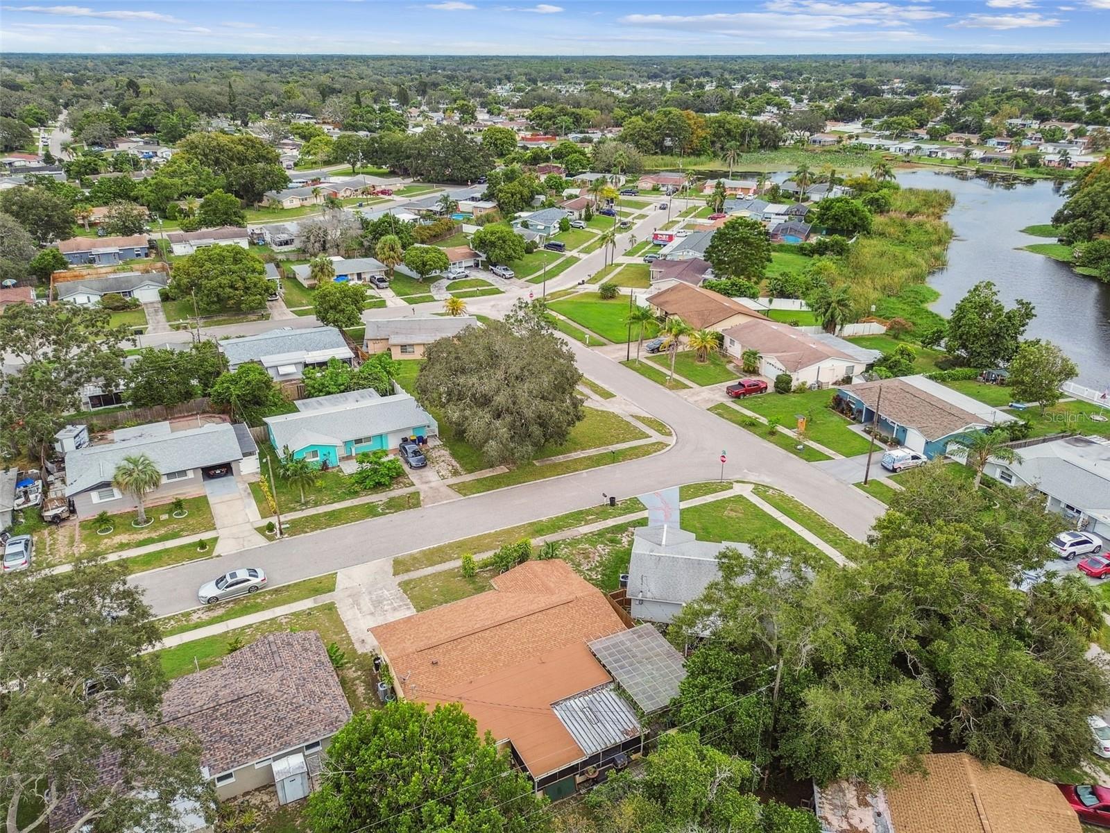 AERIAL VIEW OF HOME