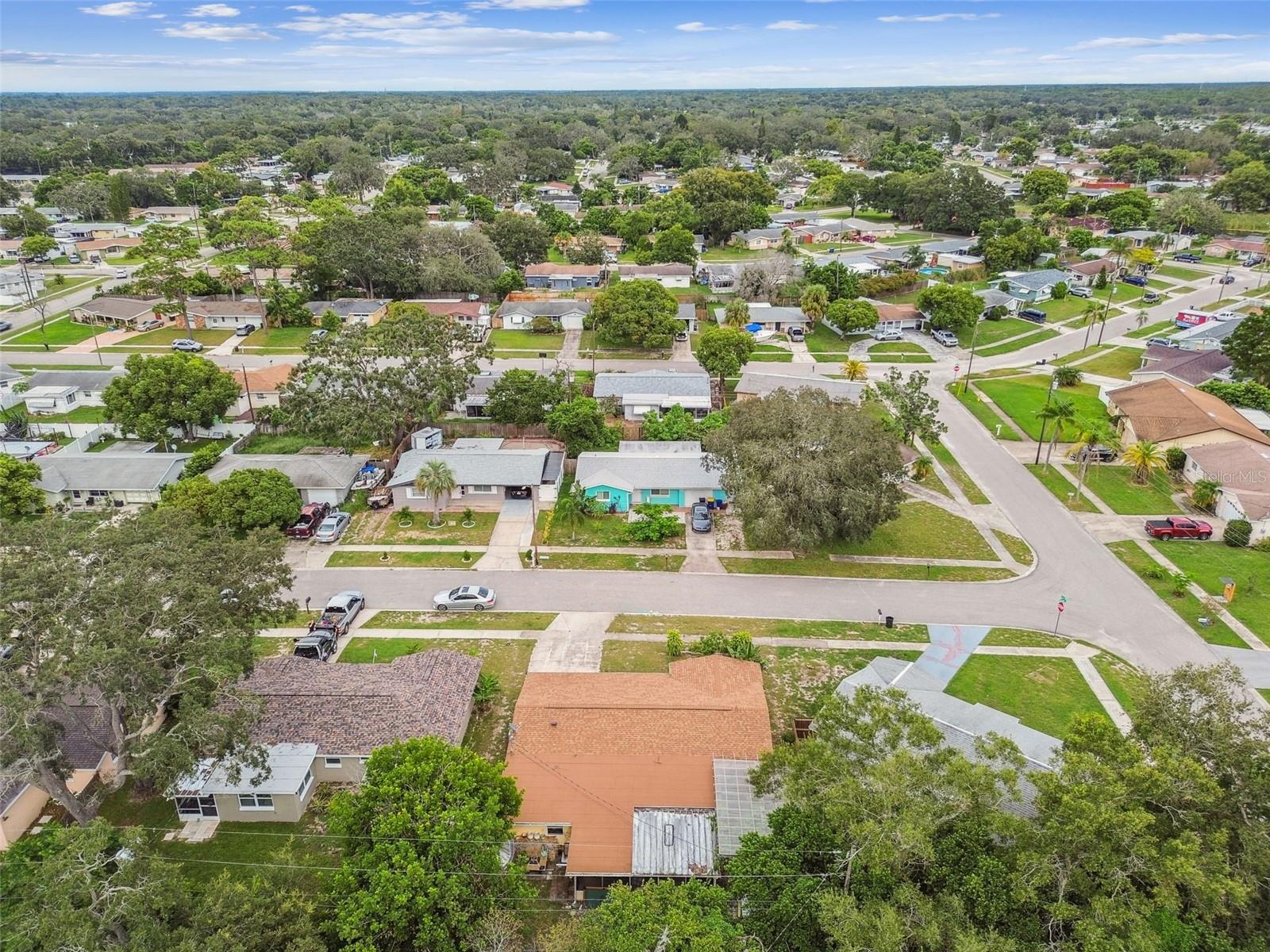 AERIAL VIEW OF HOME