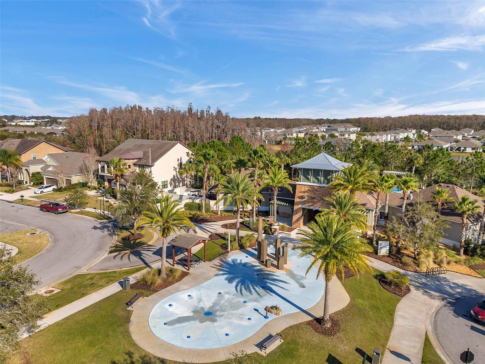 Aerial Splash pad