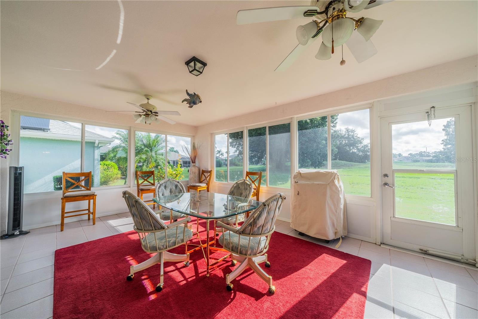 Large lanai with great view