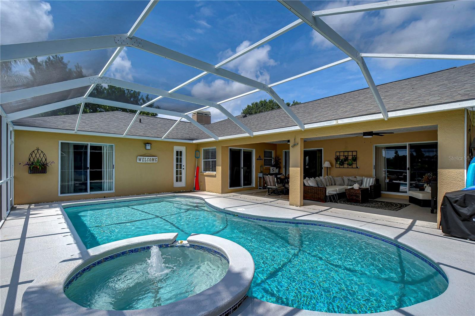 You will enjoy the warm Florida summers with your own private pool!