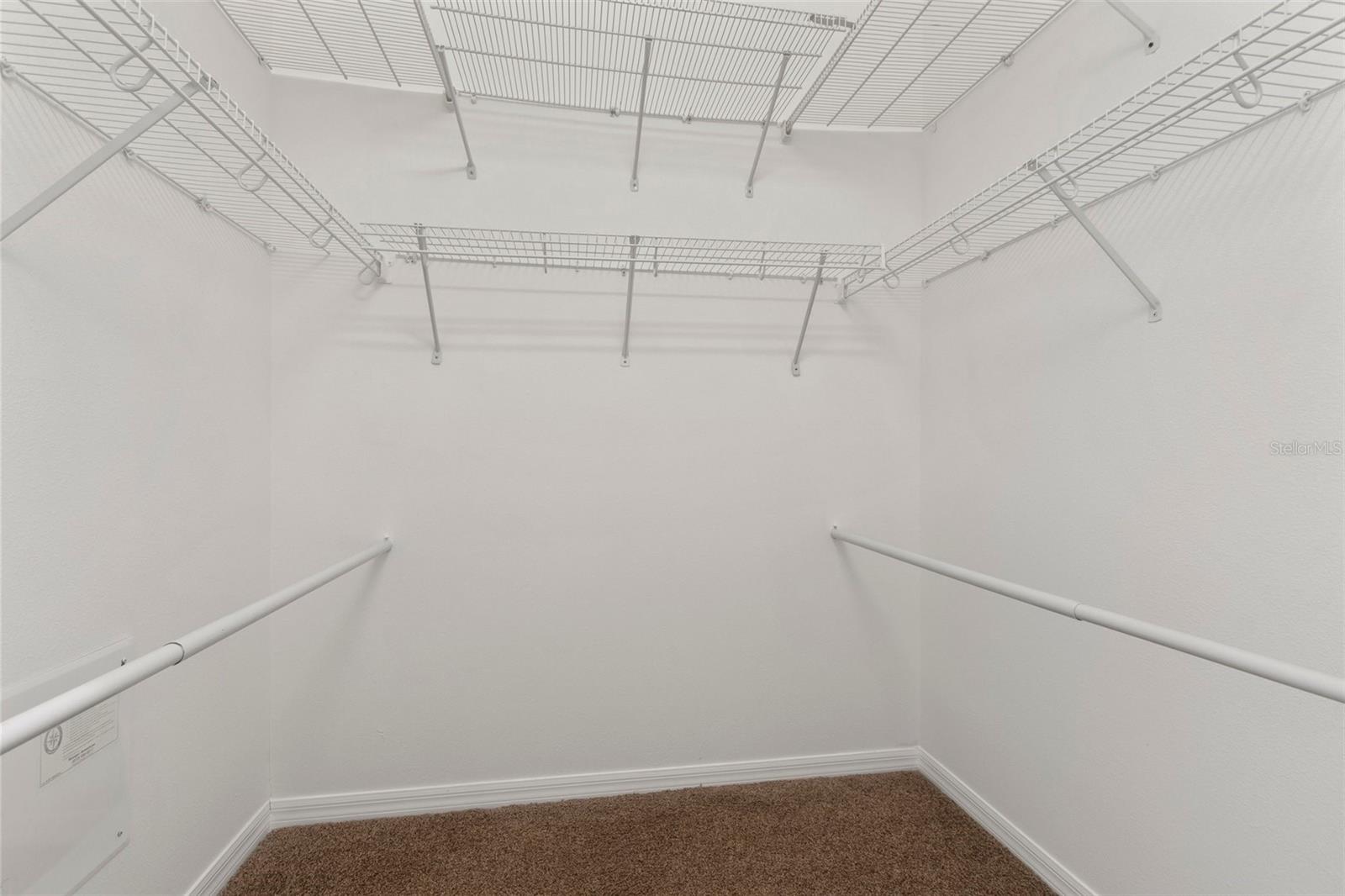 Primary Walk-In Closet