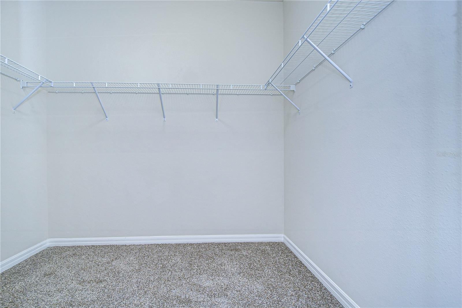 Large walk-in closet!