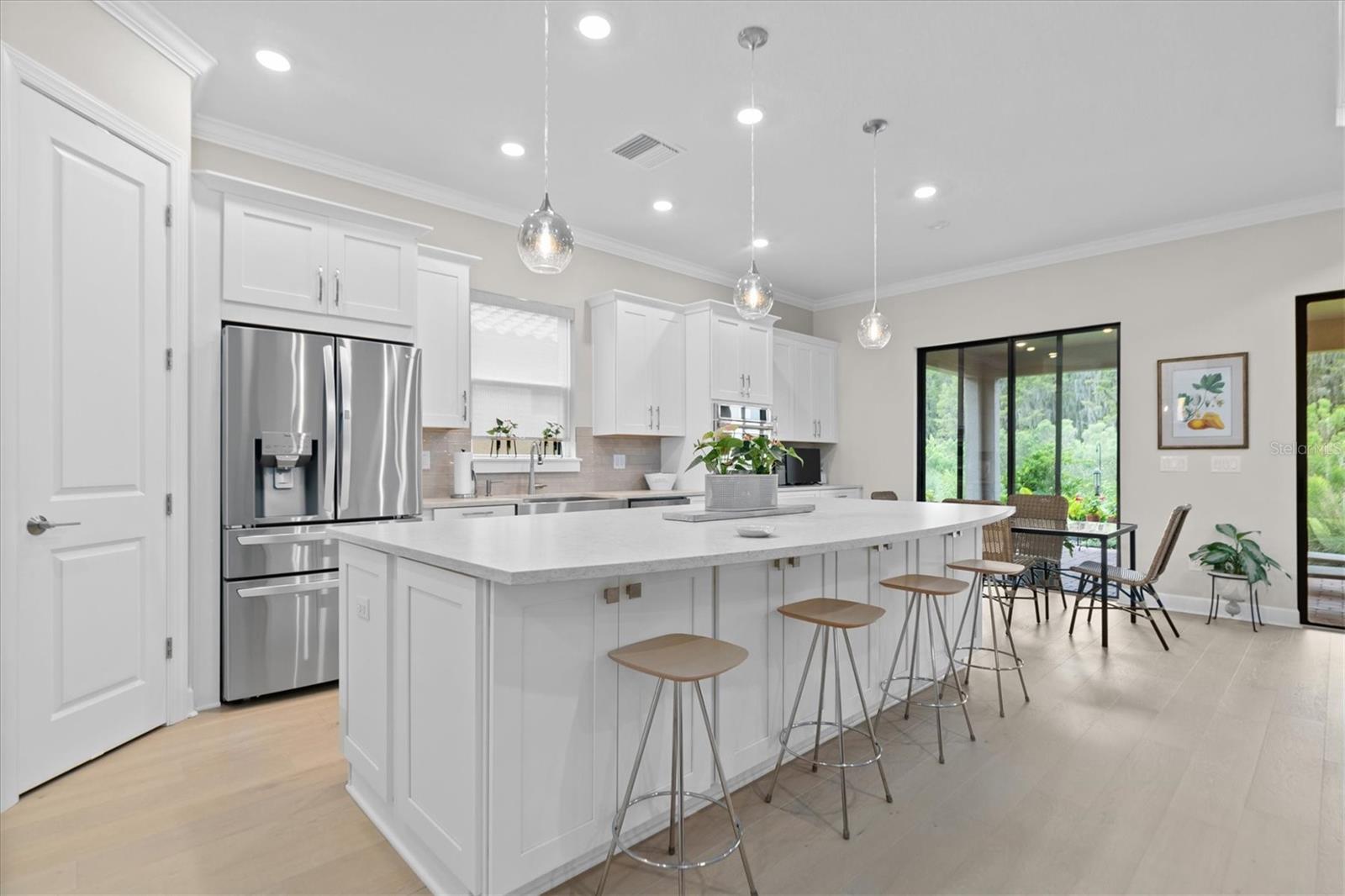 GOURMET KITCHEN WITH LEVEL 6 MATTE QUARTZ & EXTENDED CABINETS