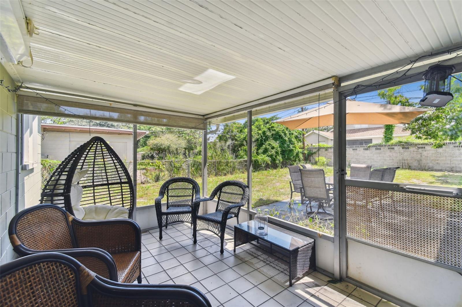 Screened-in Back Patio