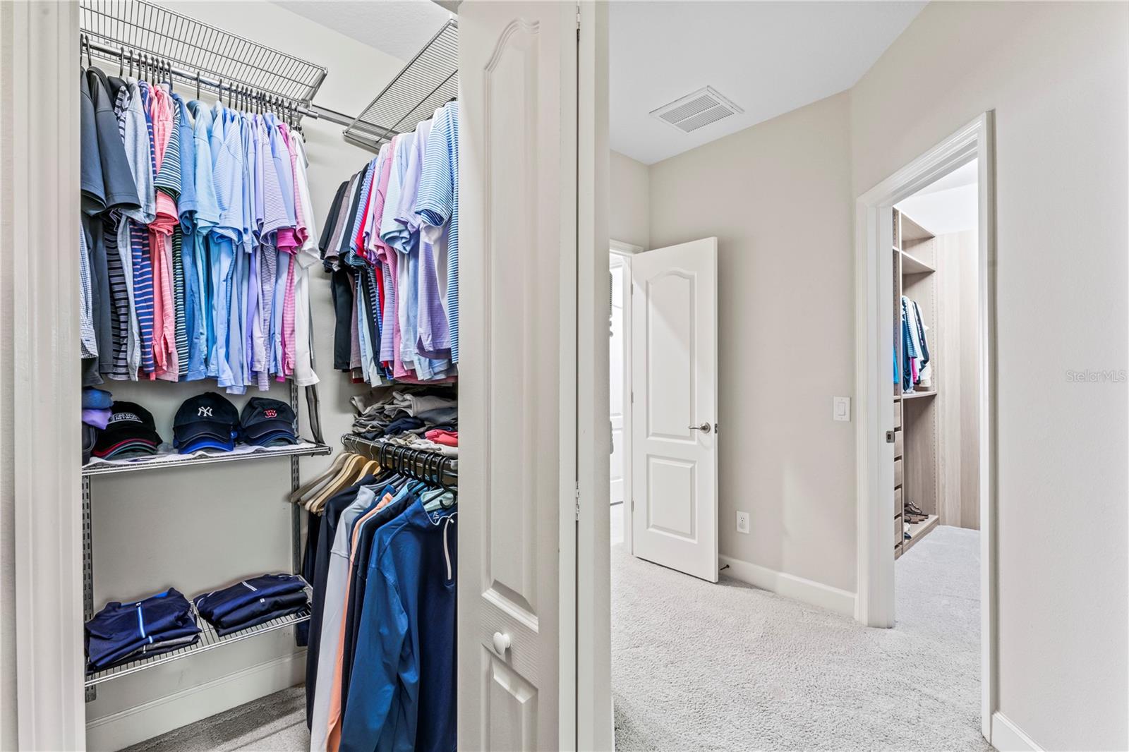 Additional walk-in closet in Primary Bedroom