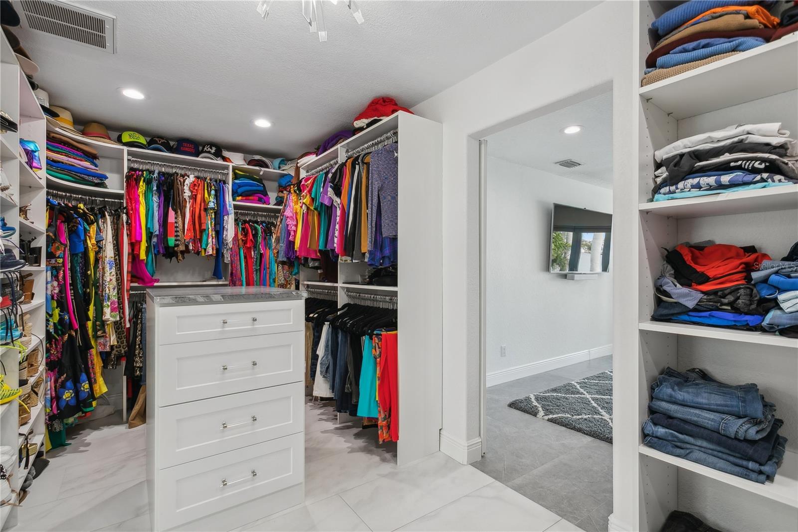 Primary custom closet