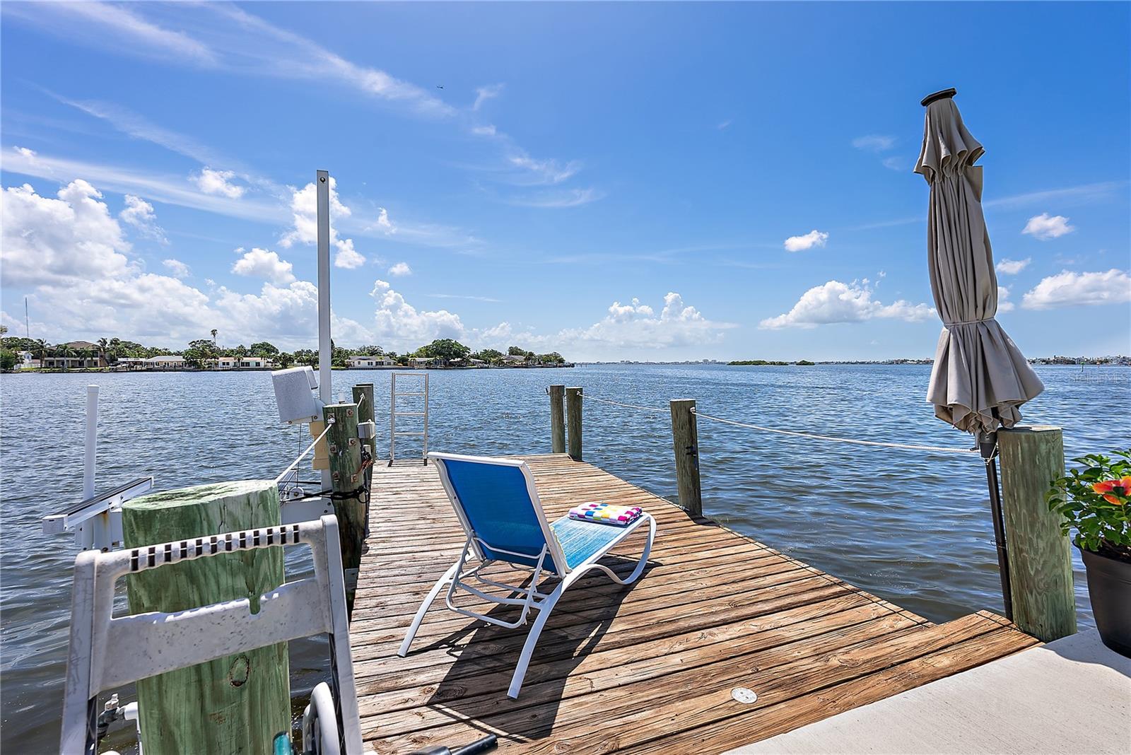 Dock with Jet Ski Lift