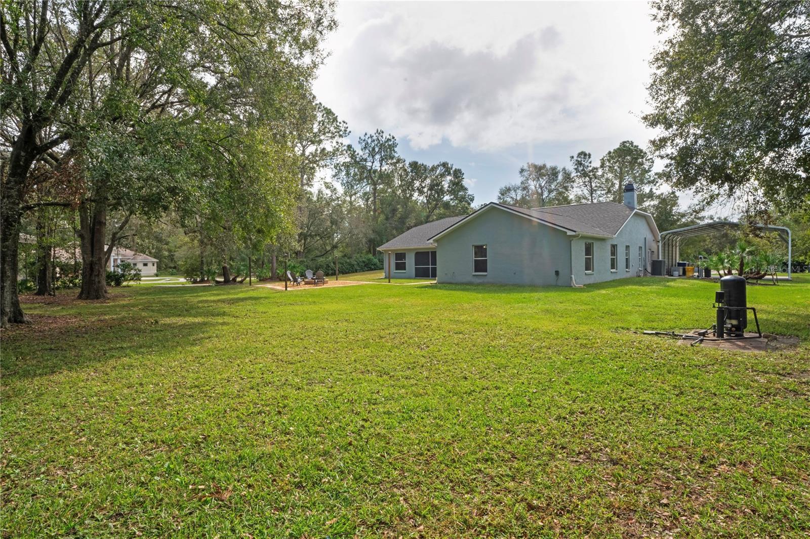 Side view of home