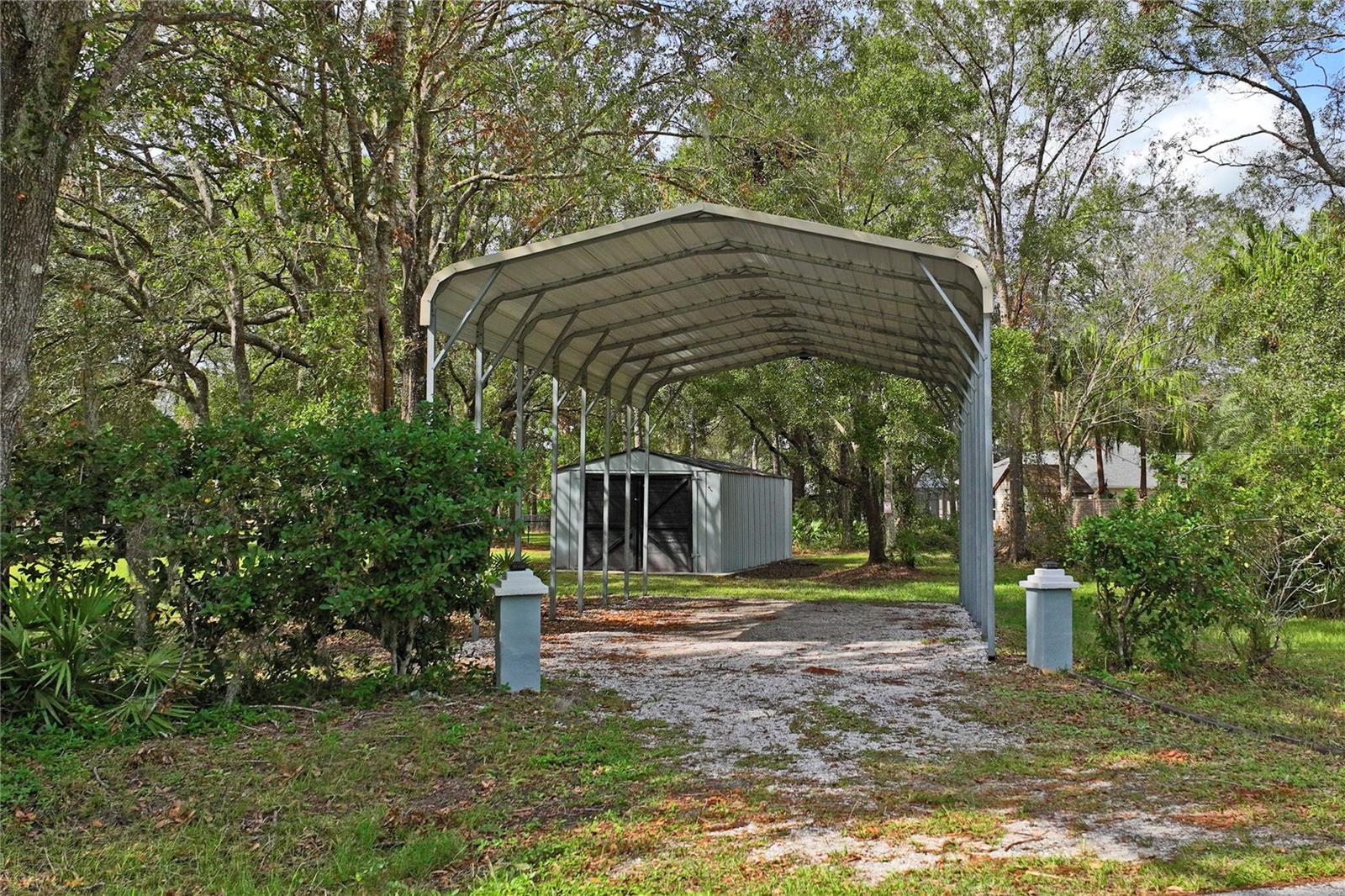 RV parking overhead