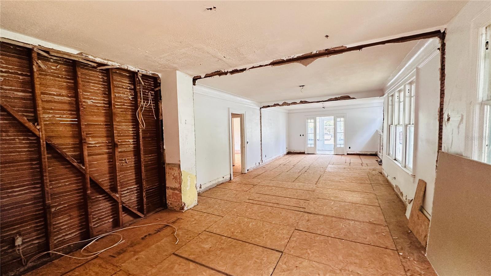 Kitchen looking toward living room