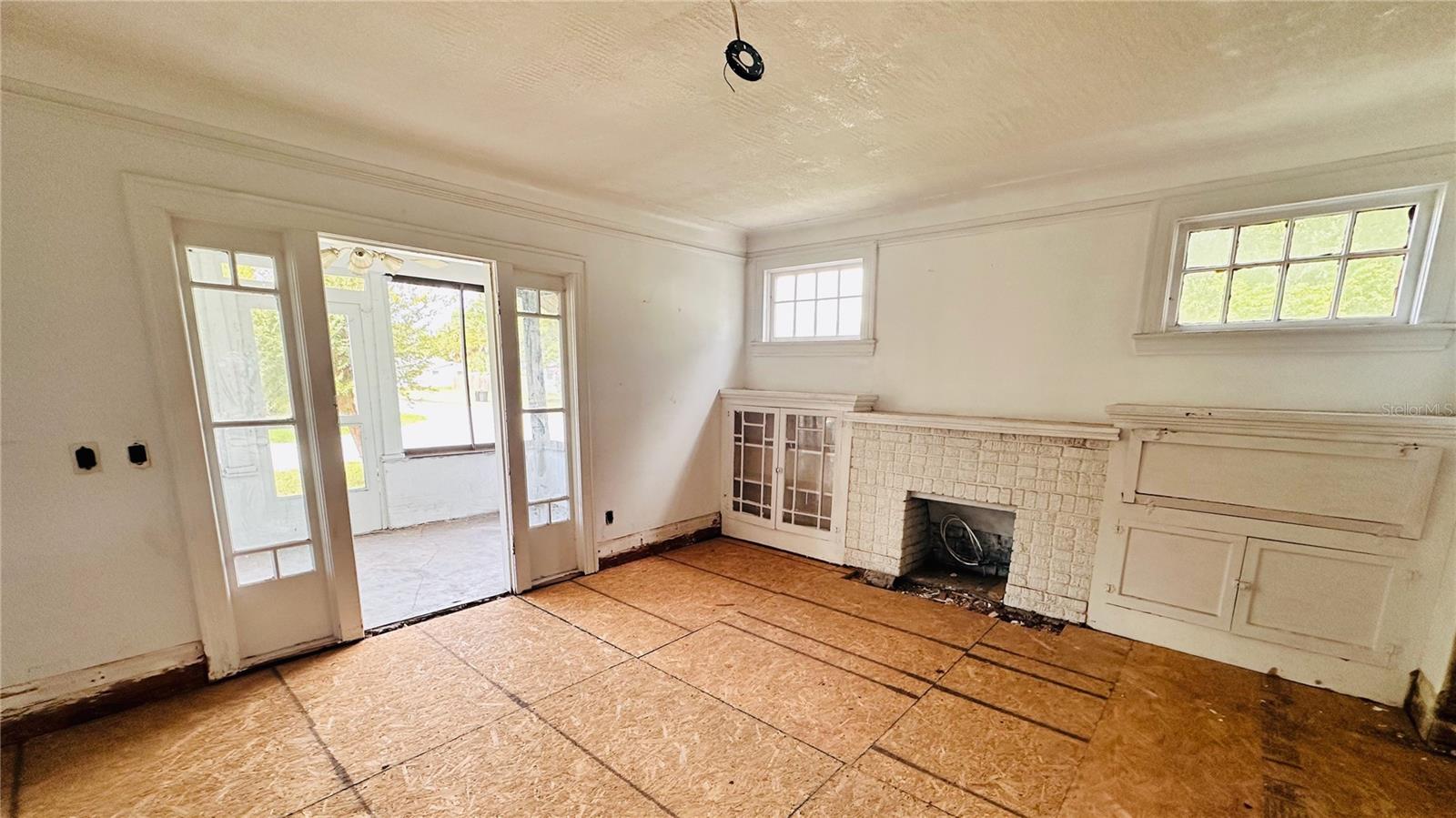 Living room looking toward front of house