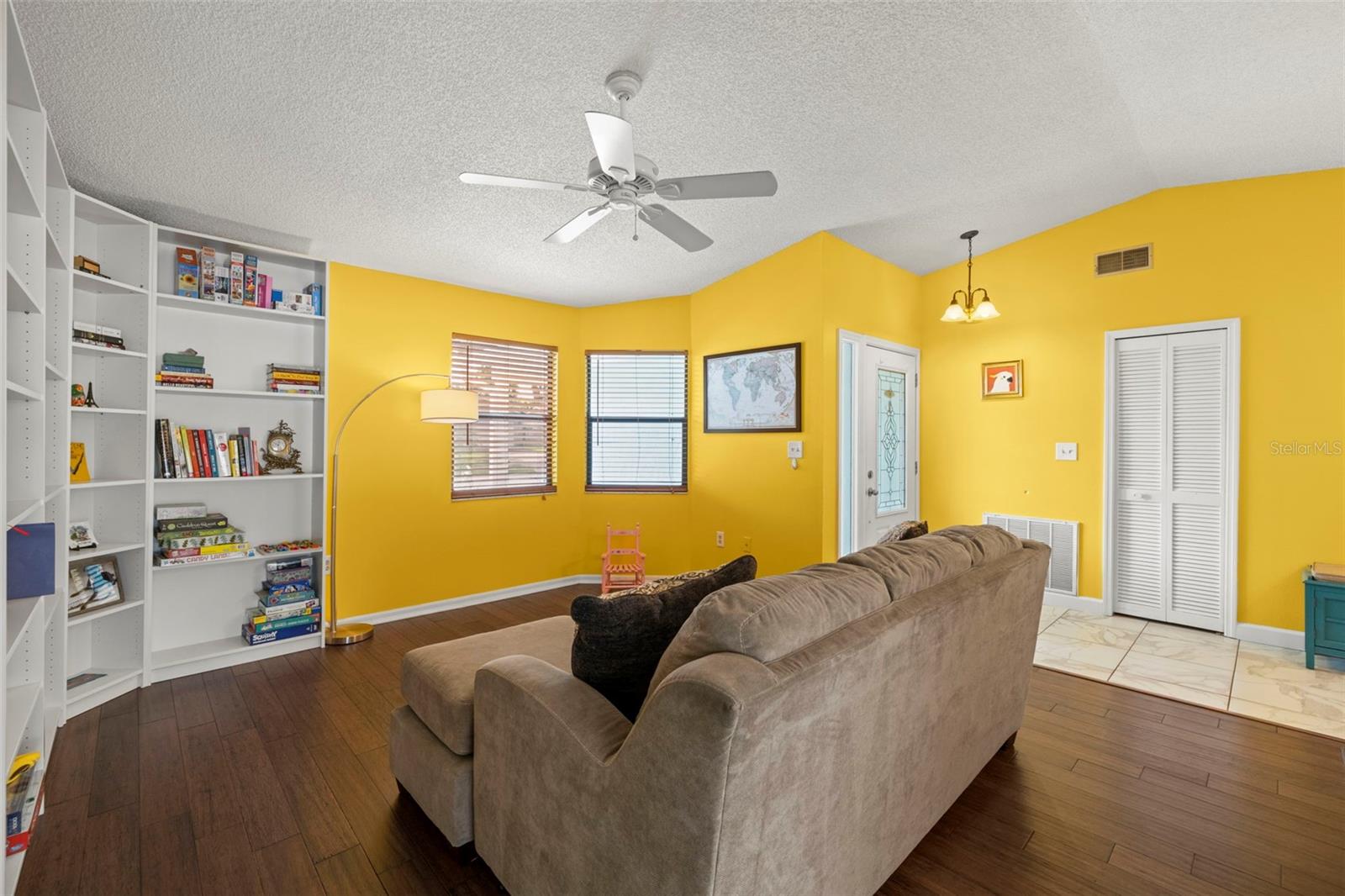 Living room, foyer