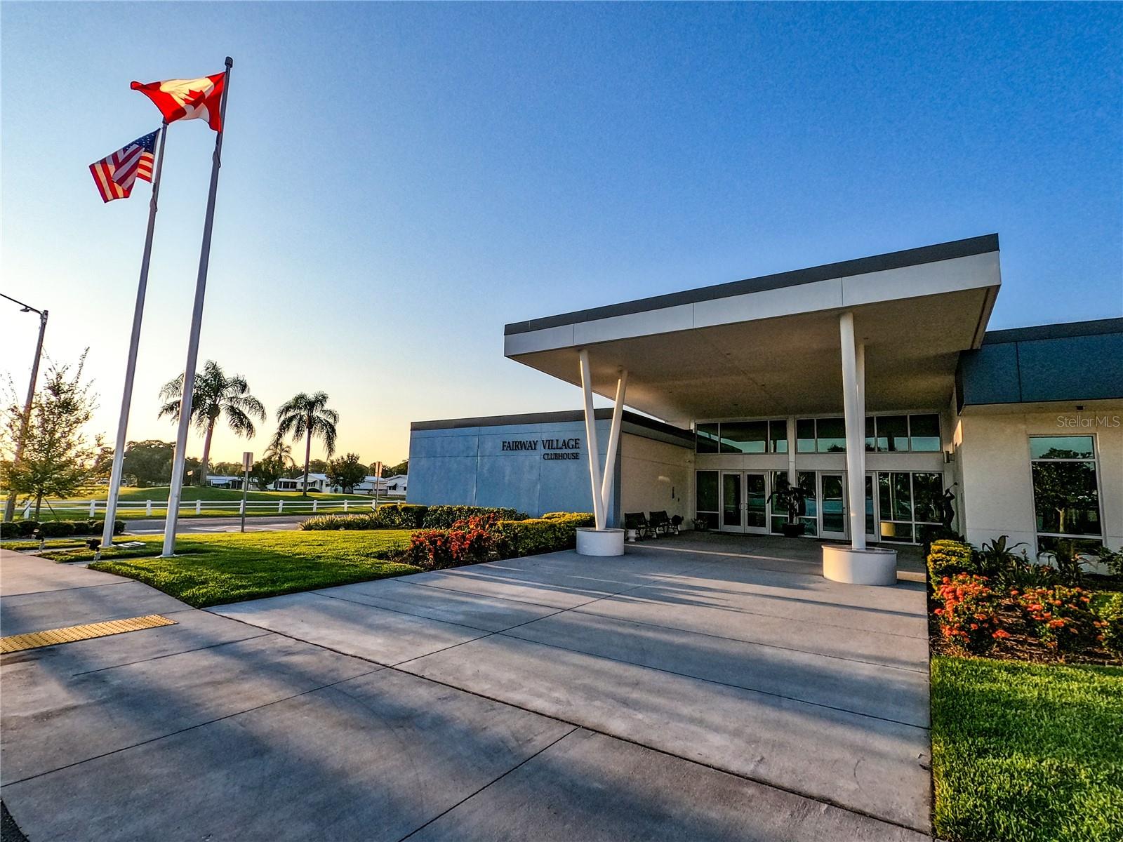 Front of Clubhouse