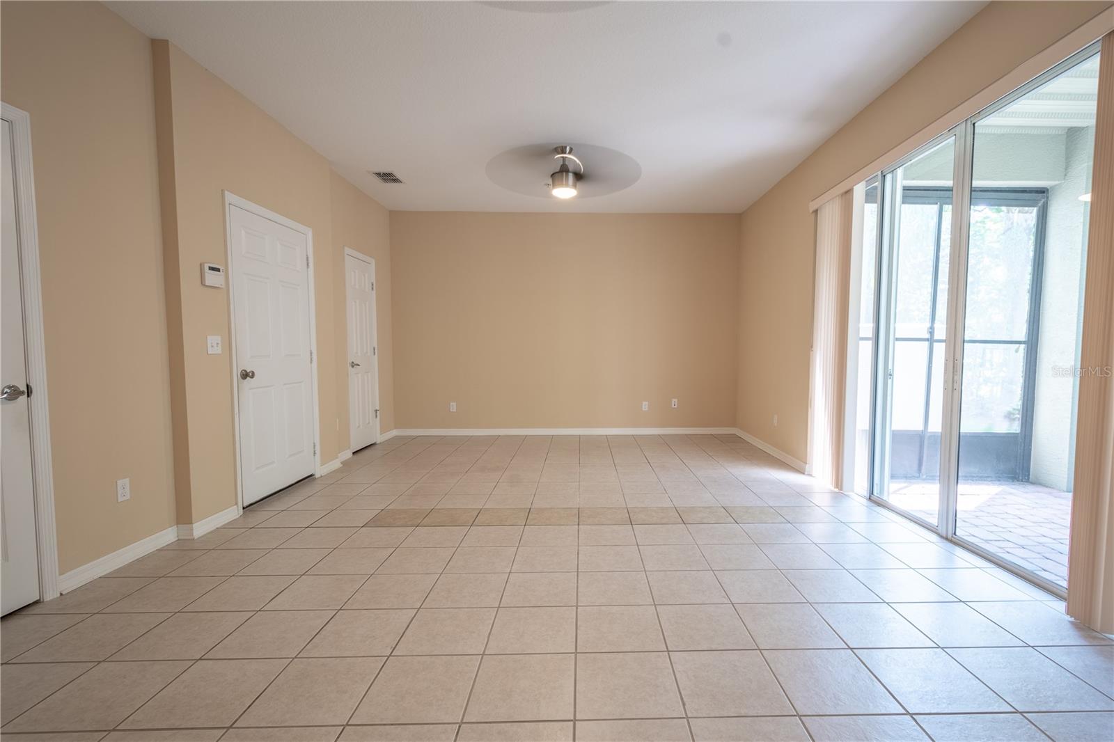 The Bonus or Flex room opens to a screened in porch.