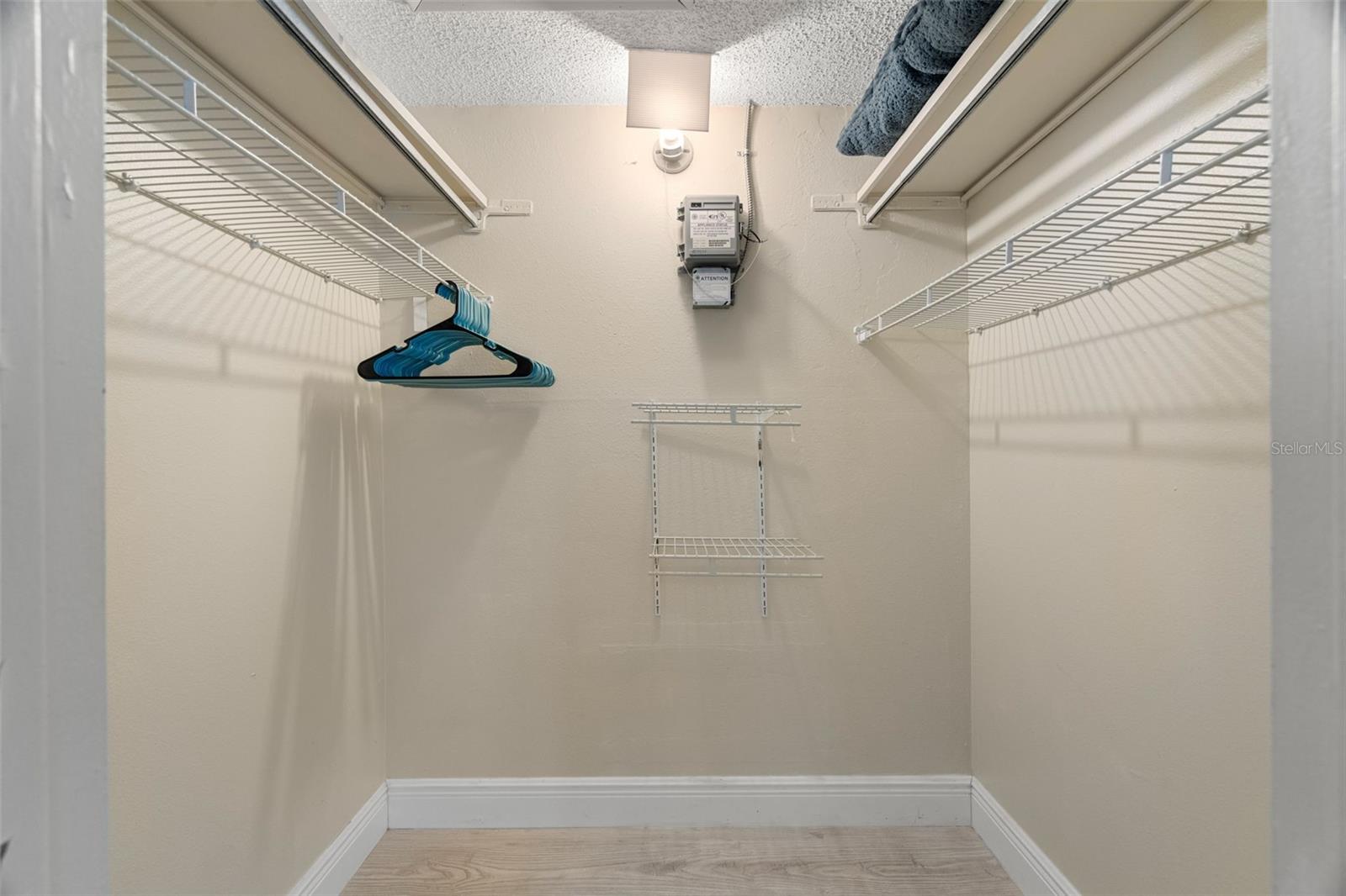 Large Walk in Closet in Primary Bedroom