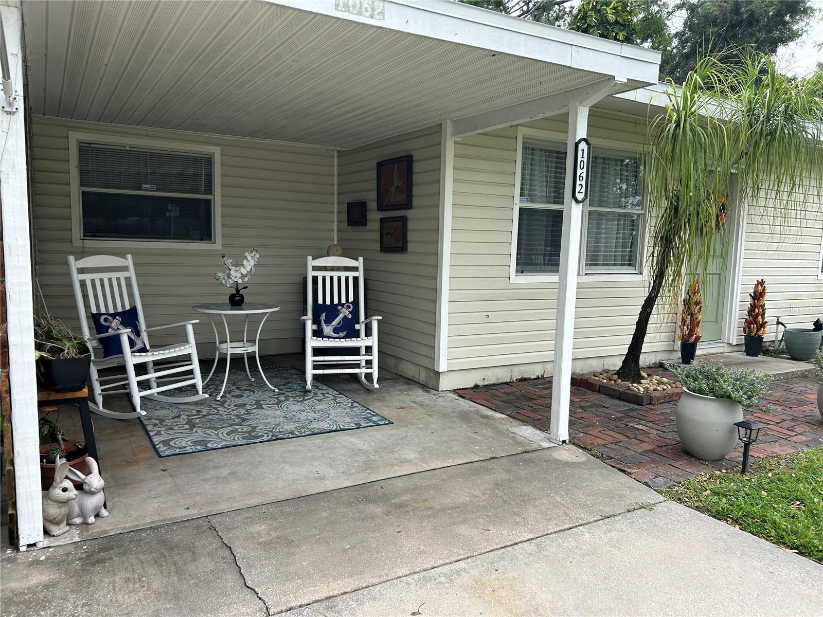 Front of Home / Carport Area