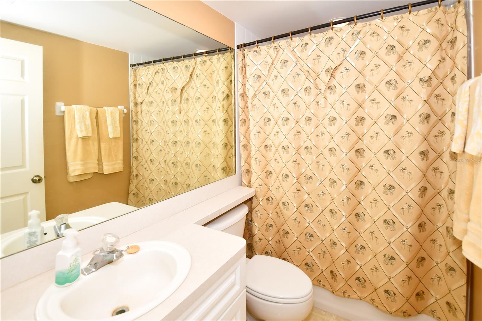 The Guest Bath next to the 2nd Bedroom.