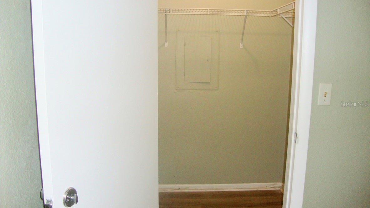 WALK IN CLOSET IN PRIMARY BEDROOM