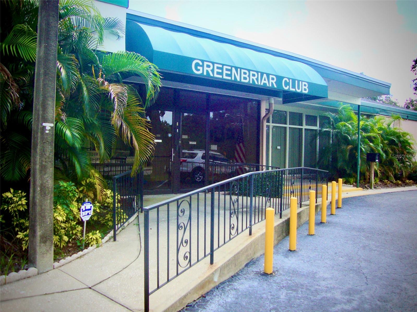 ENTRANCE TO GREENBRIAR CLUB