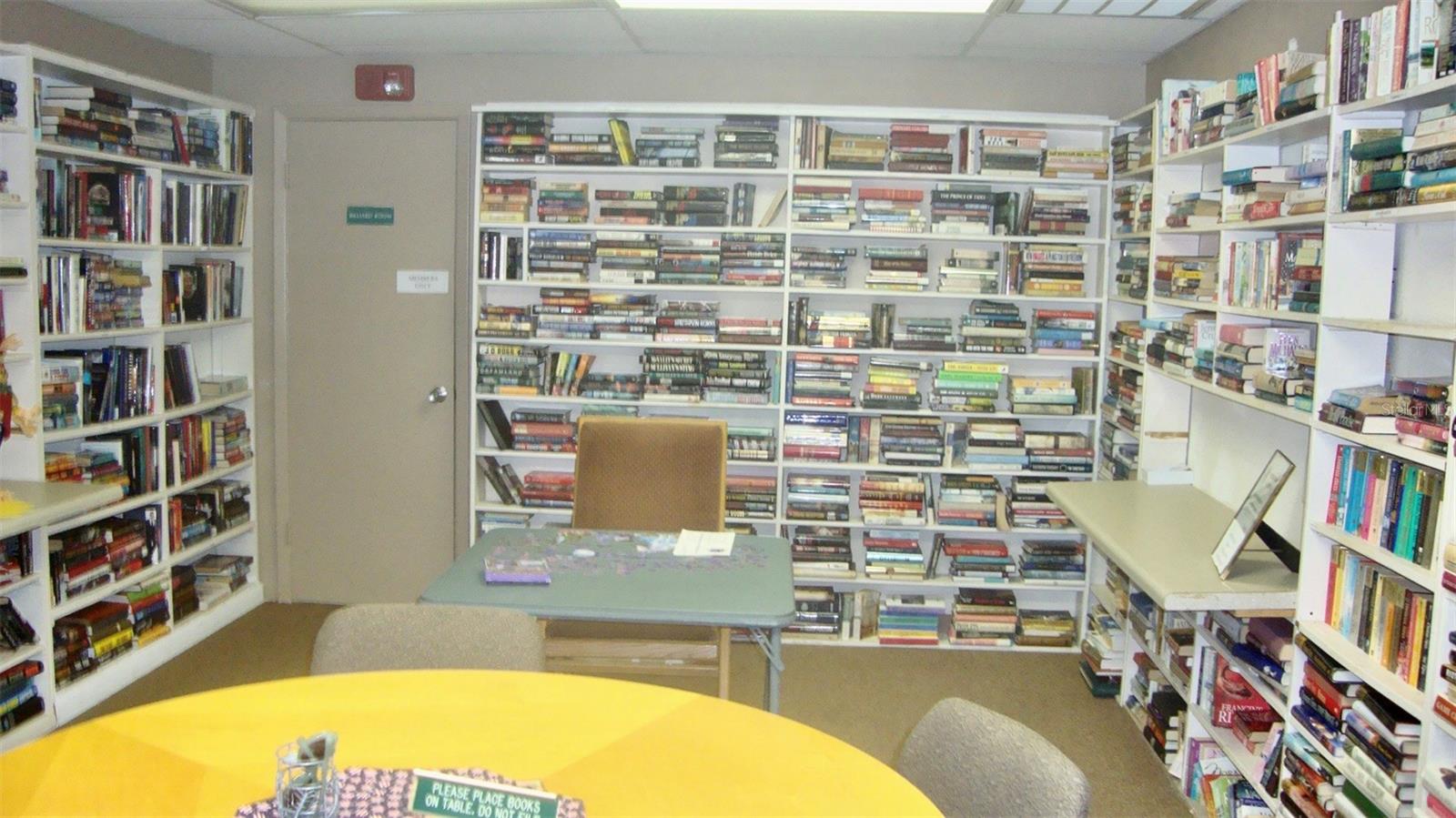 LIBRARY IN CLUB HOUSE