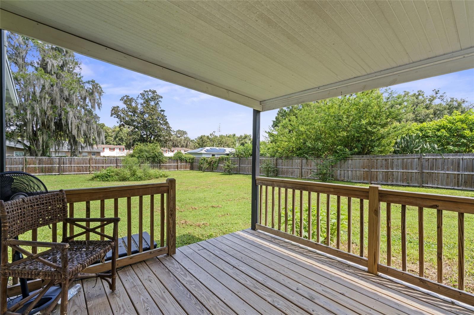 Guest House Rear Porch (first floor)