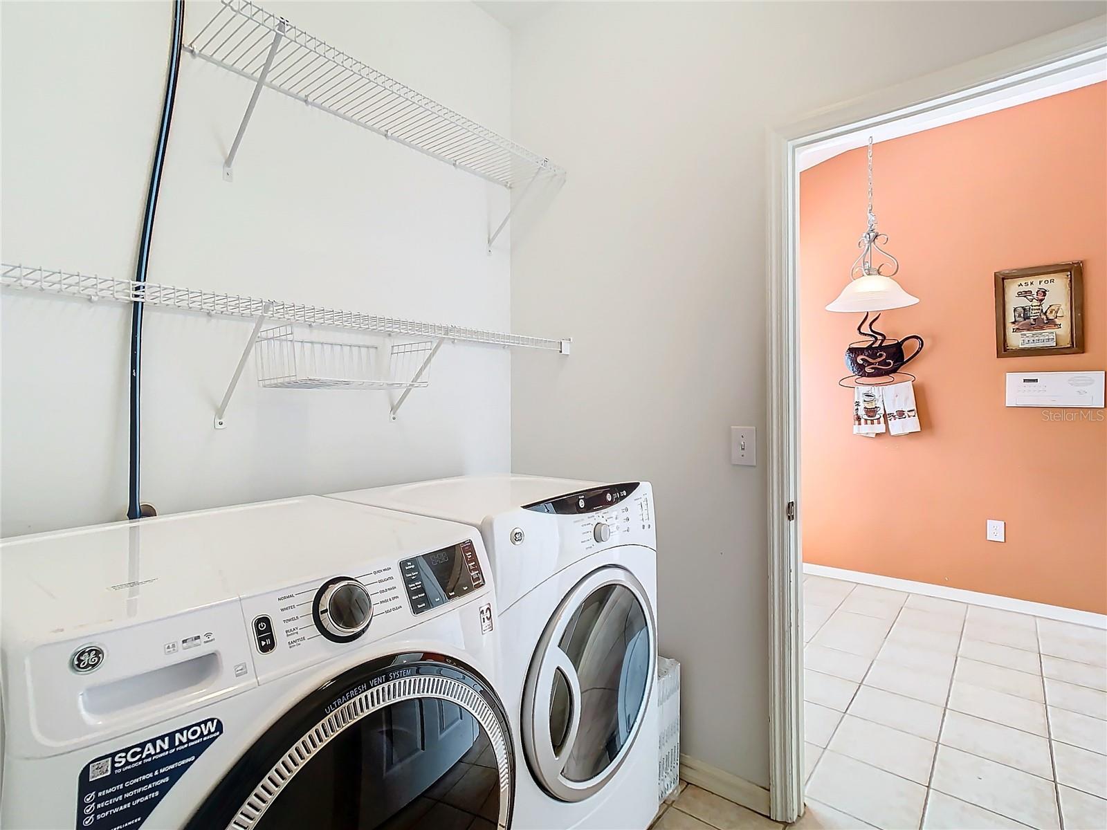 Laundry Room off Kitchen.