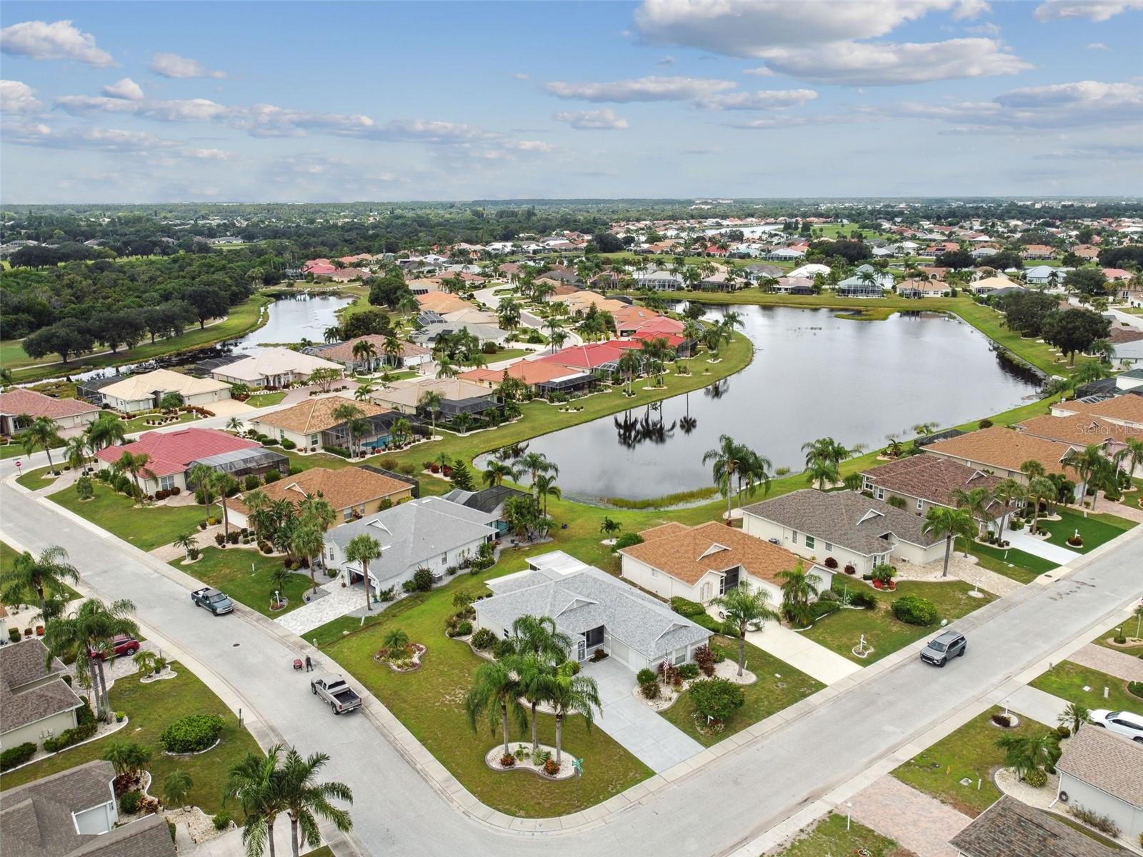 Aerial View Of Neighborhood