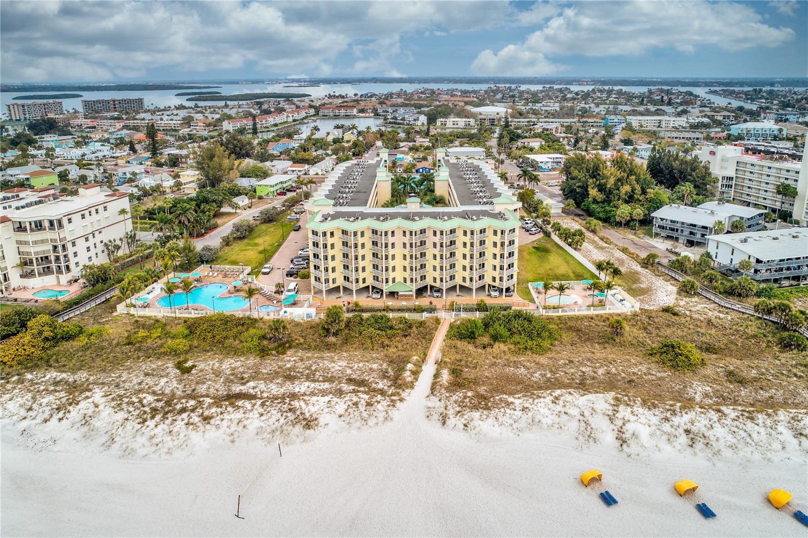 Beachfront building!