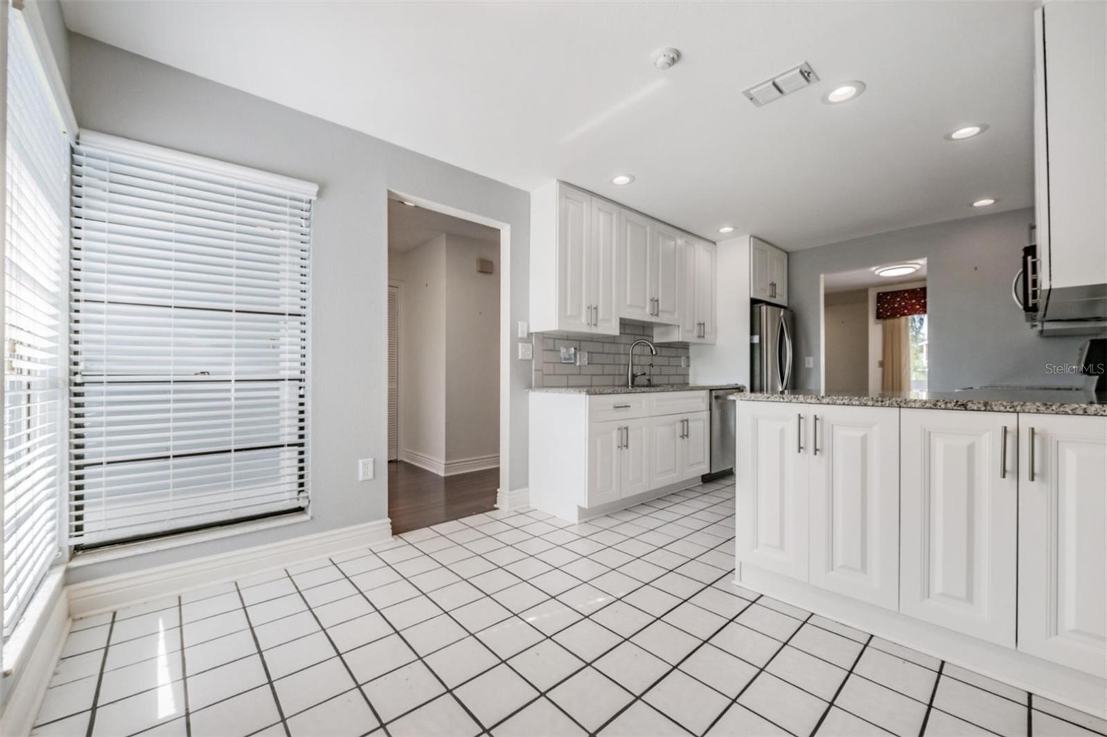 Breakfast area in kitchen