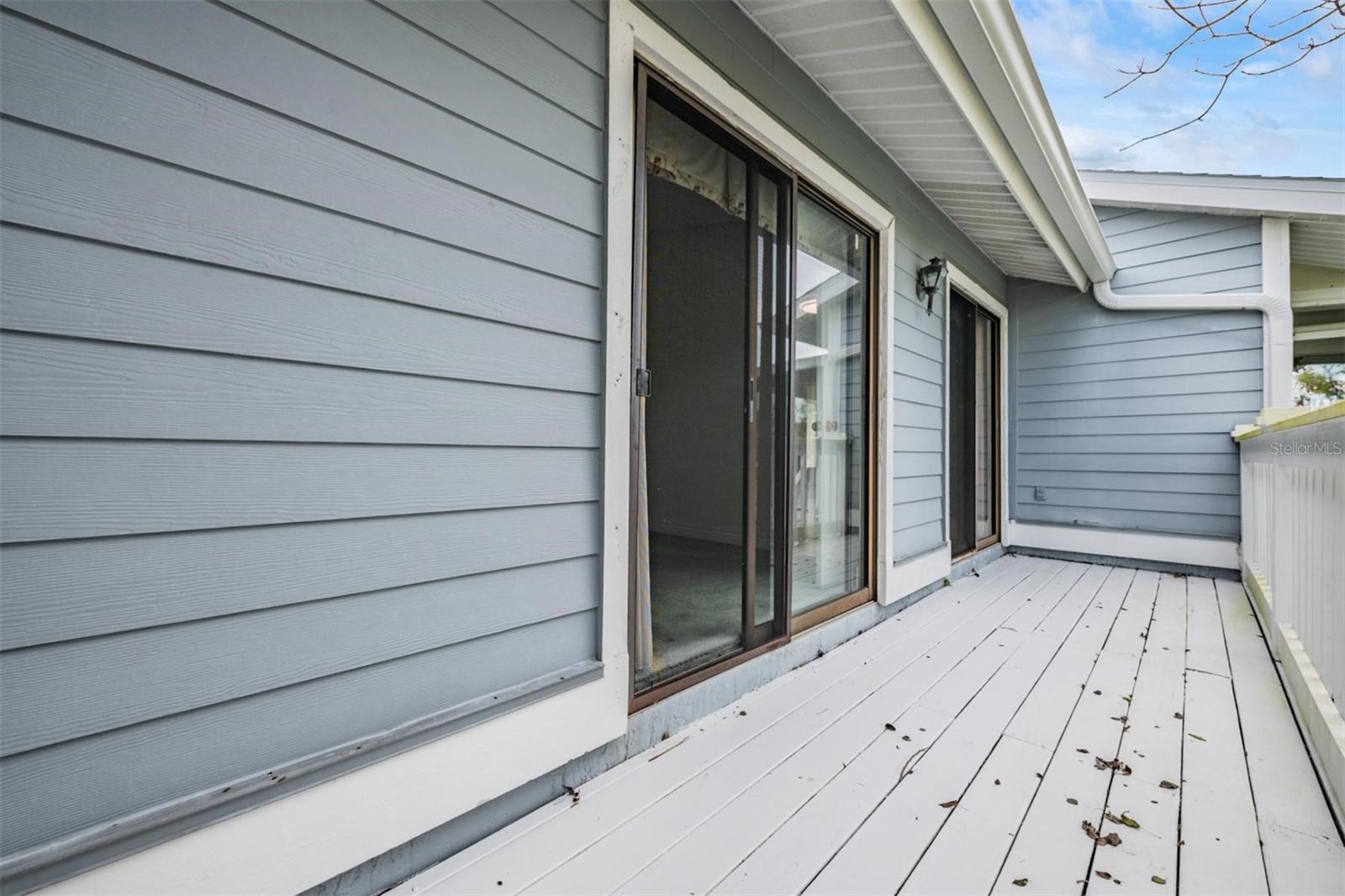 Balcony off of Primary Bedroom