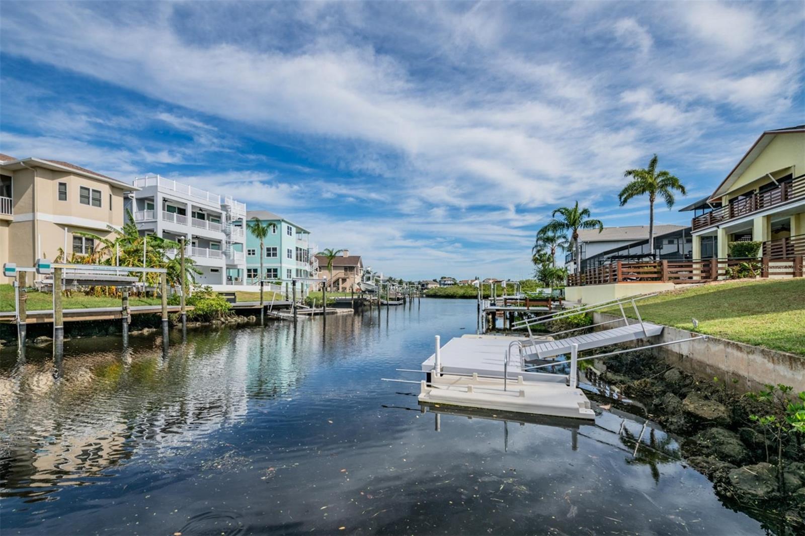 Deepwater canal to dock