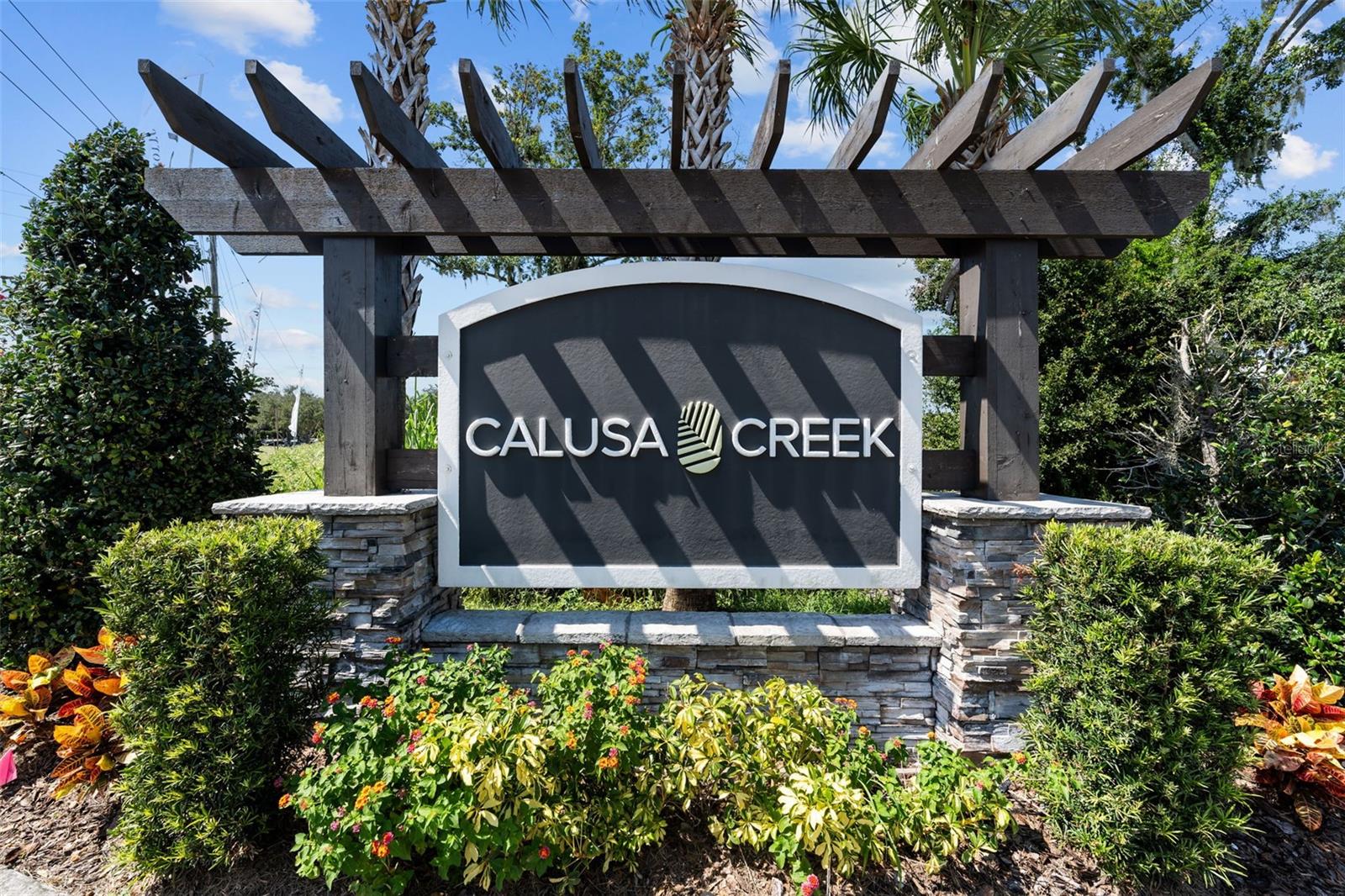 Calusa Creek Entrace