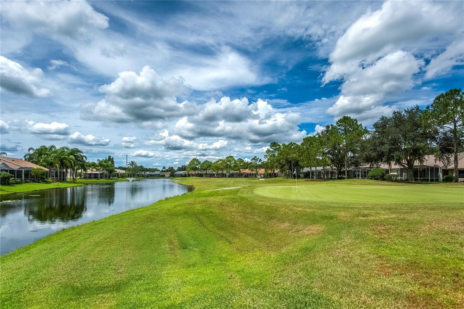 Golf course from the community