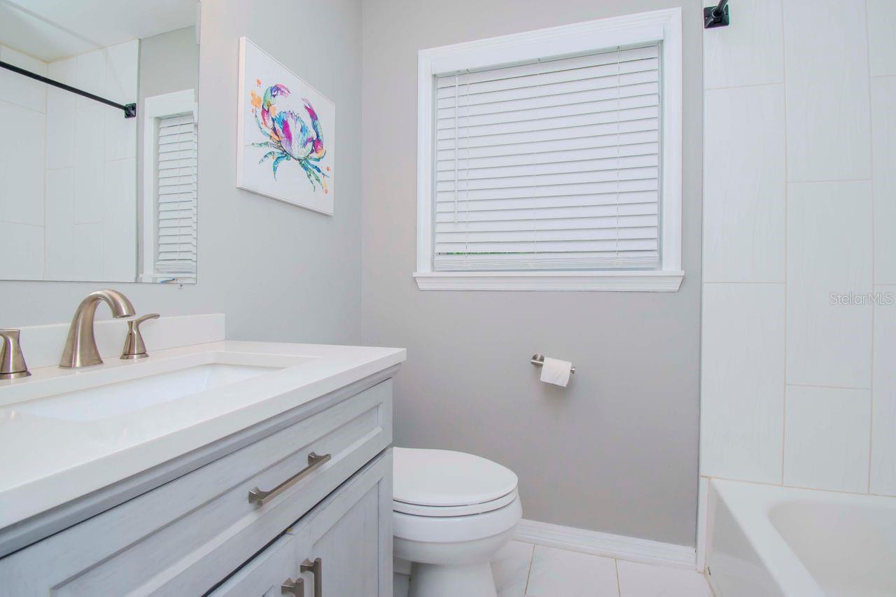 Guest bath with shower/tub combo