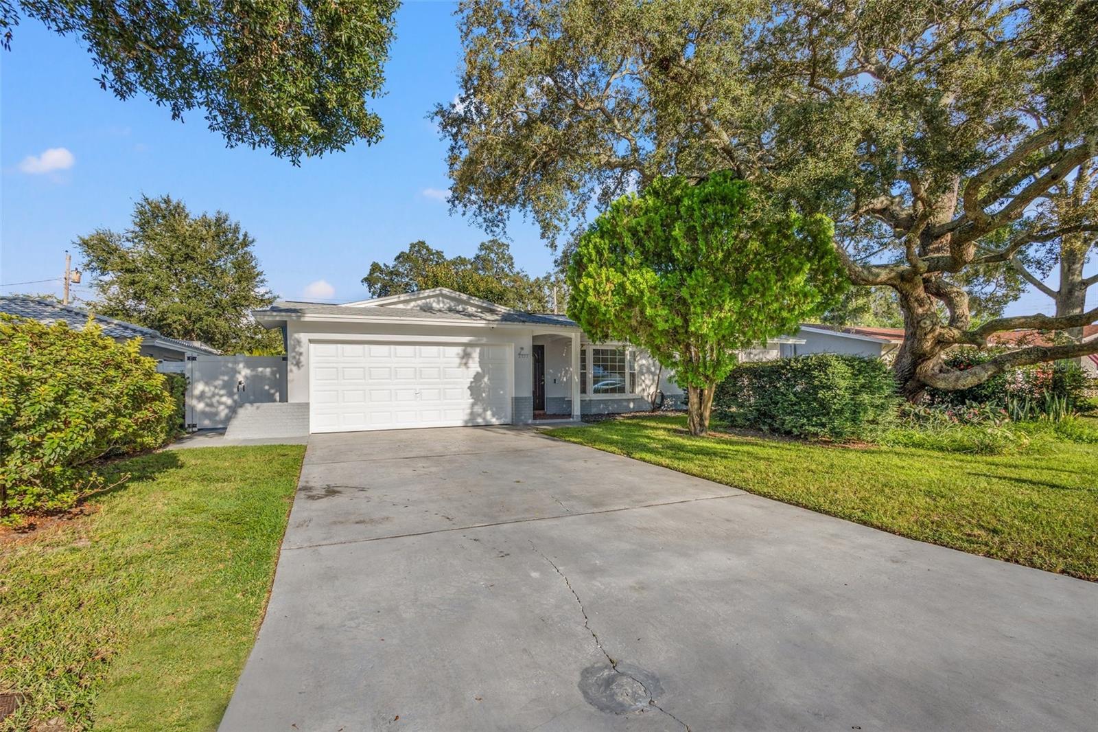 Picturesque front yard