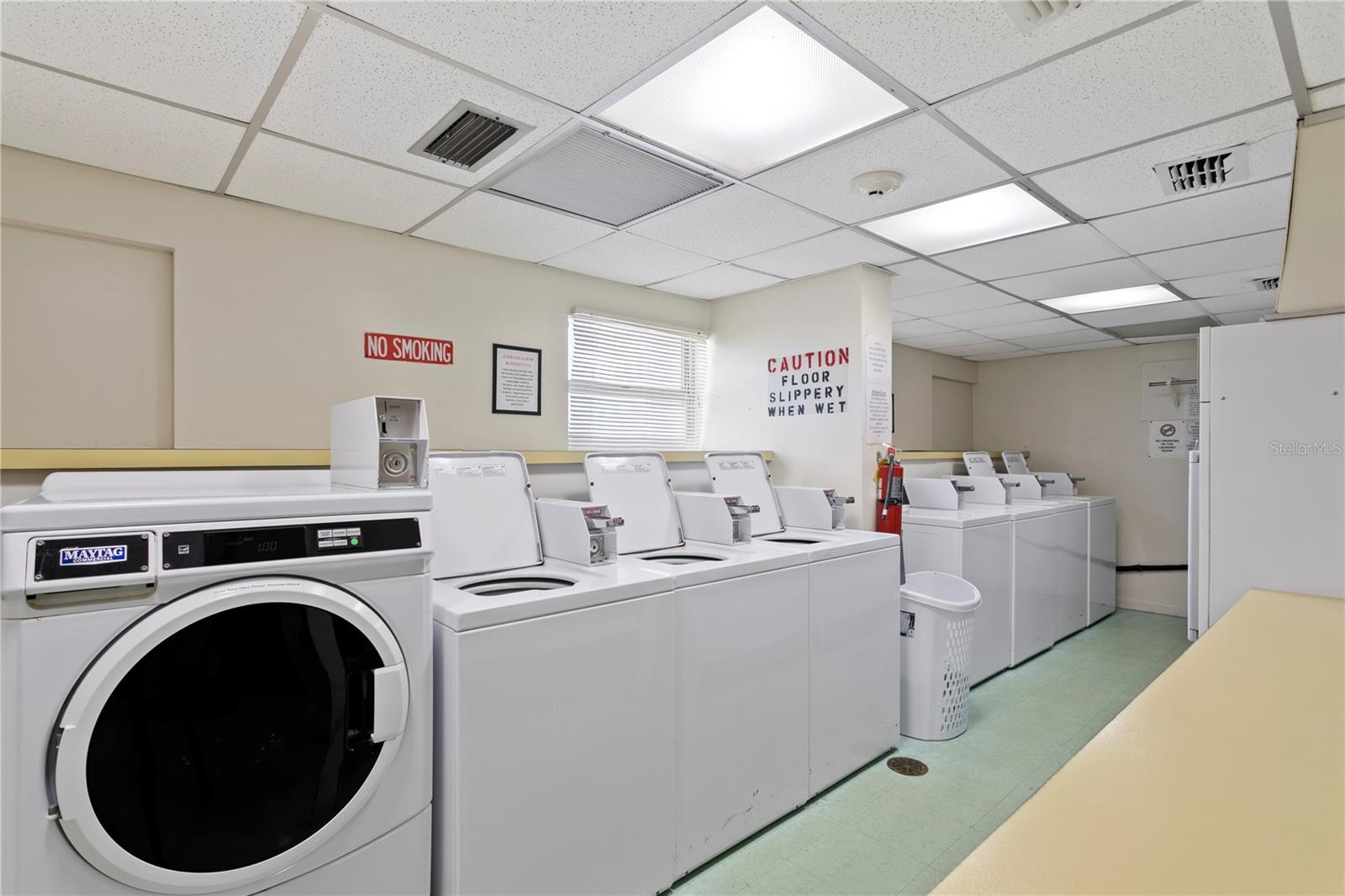 Laundry room located on 5th floor