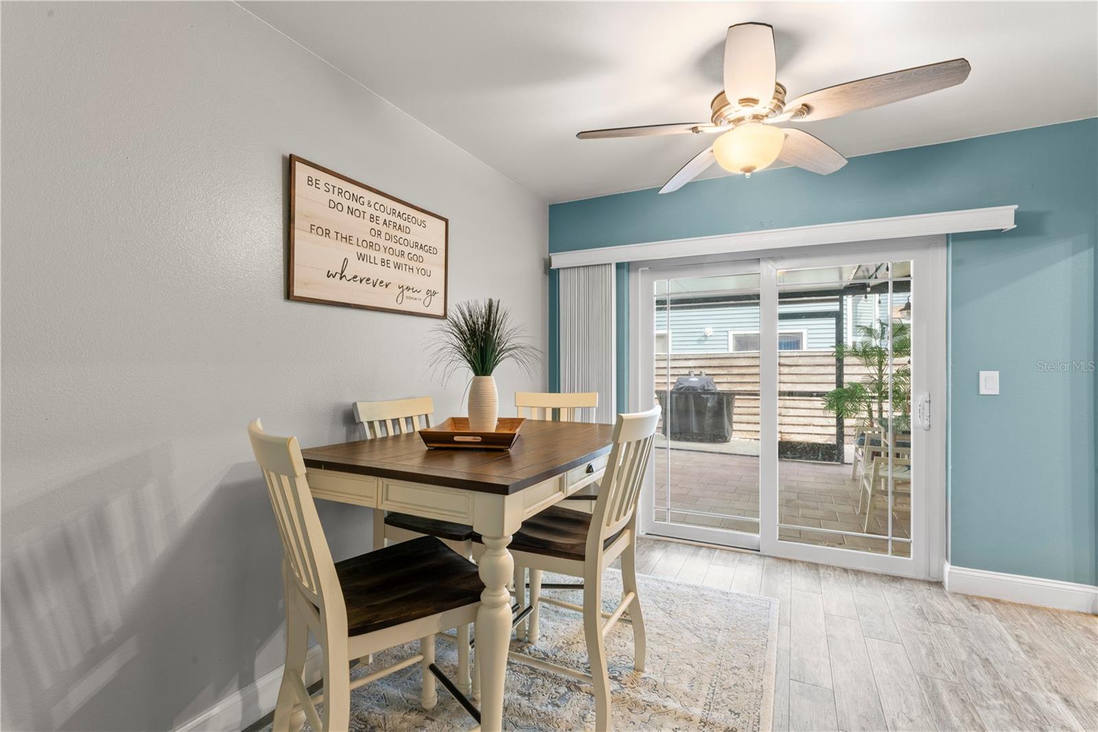 Dining Room and Sliding Doors to Pool