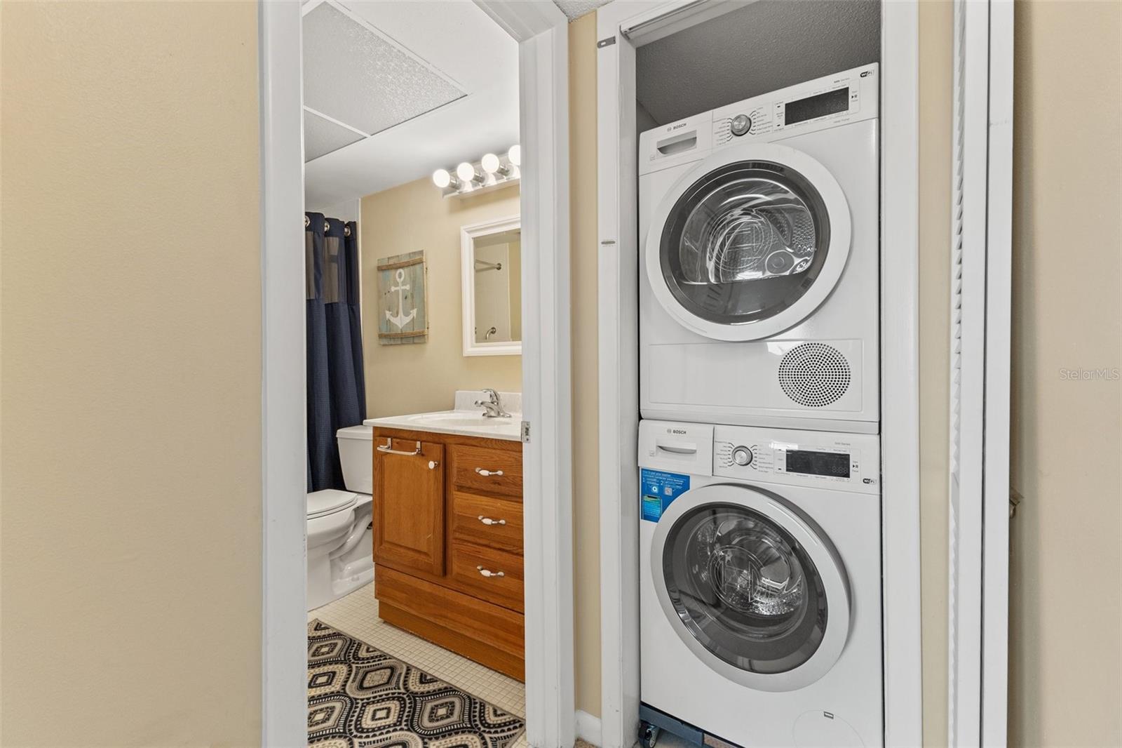 Indoor Laundry Closet