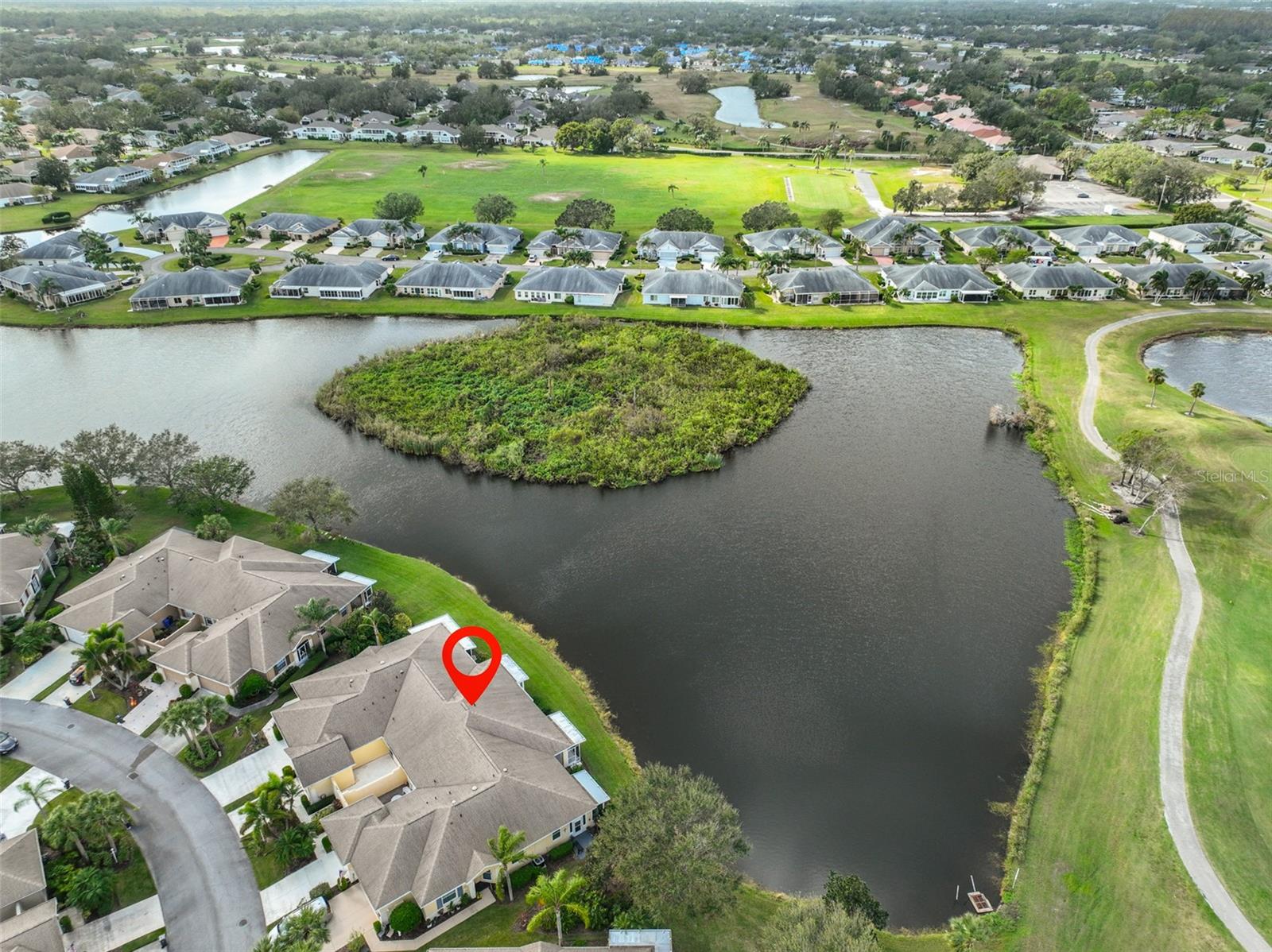 Aerial view of the Neighborhood