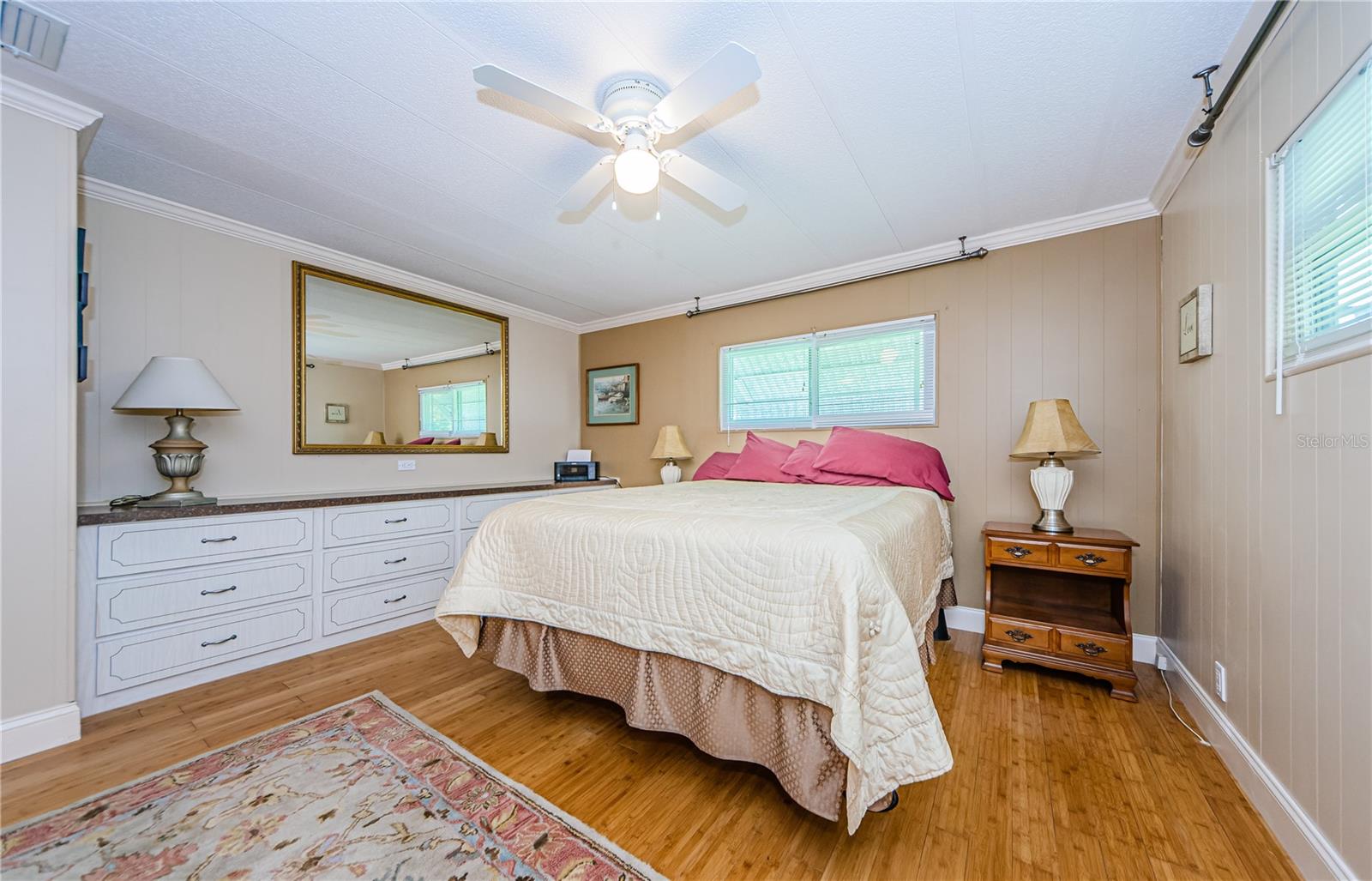 Primary Bedroom with built ins