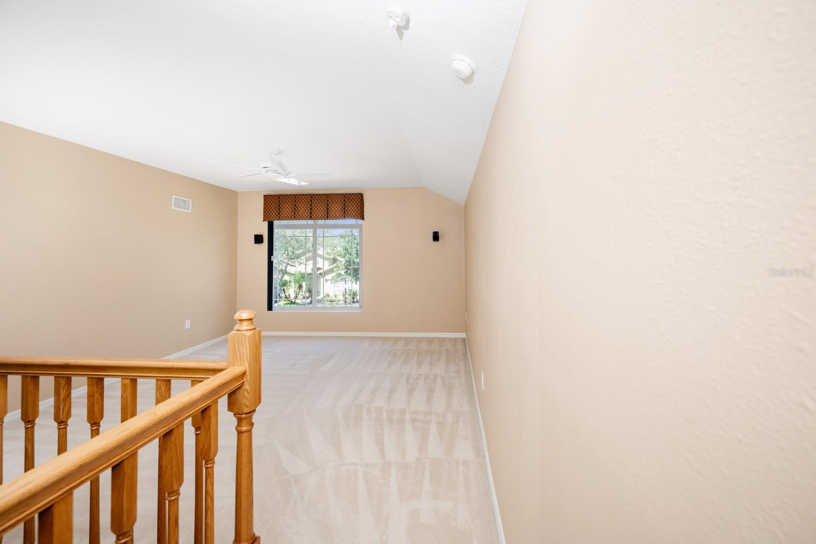 Bonus room with tinted window