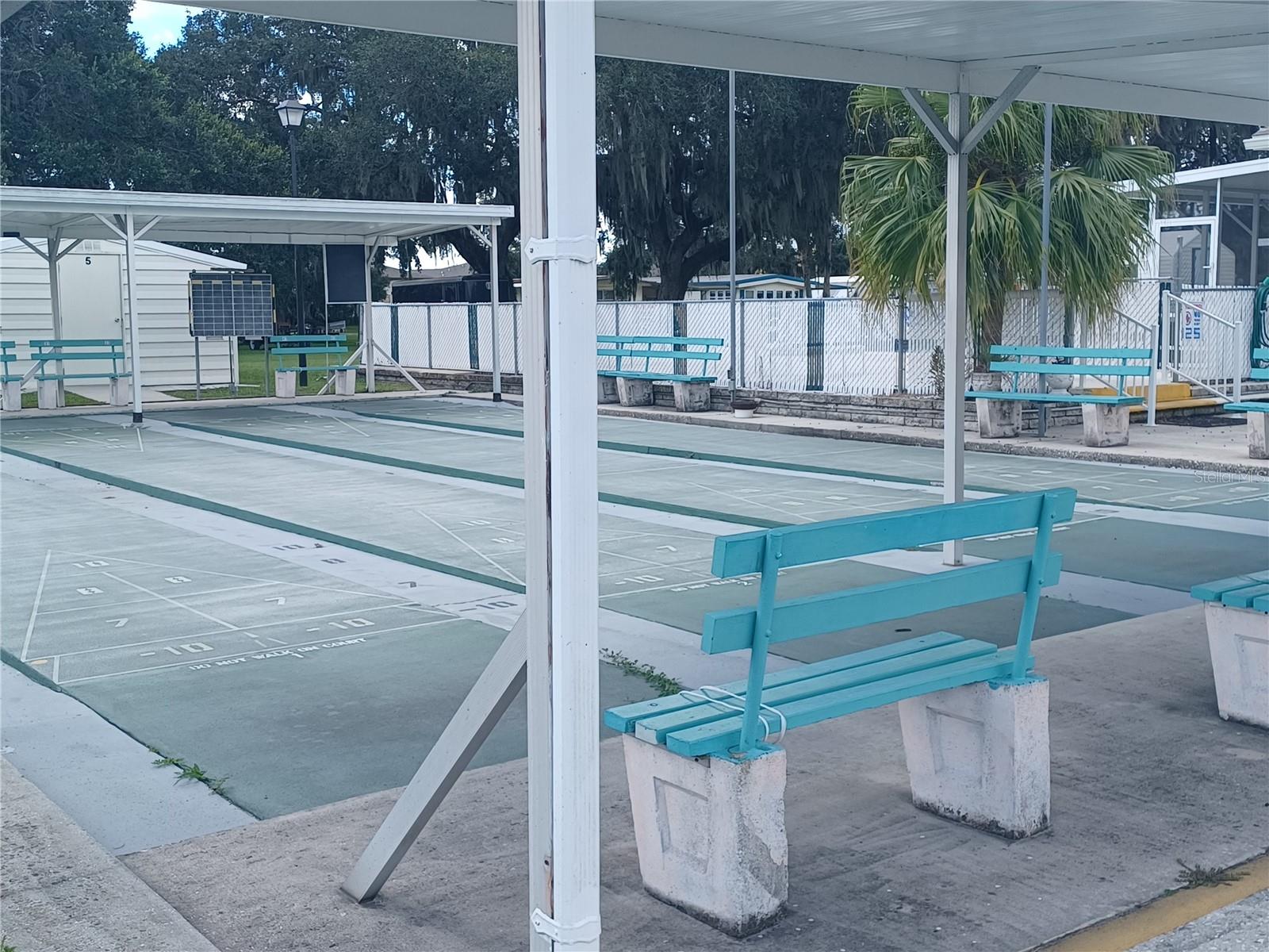 Community Shuffleboard Court