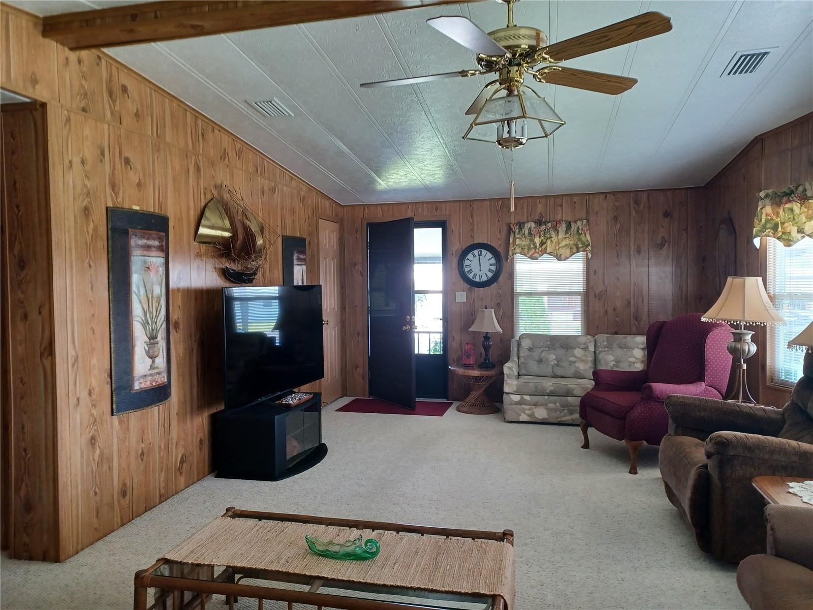 Living Room Looking Toward Front Entrance Door