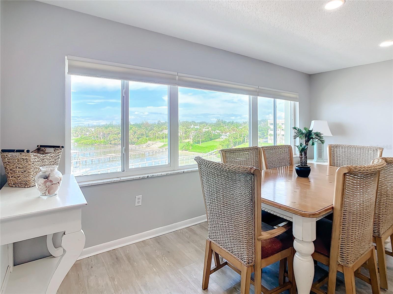 Living/Dining Room - Views of Clearwater Harbor