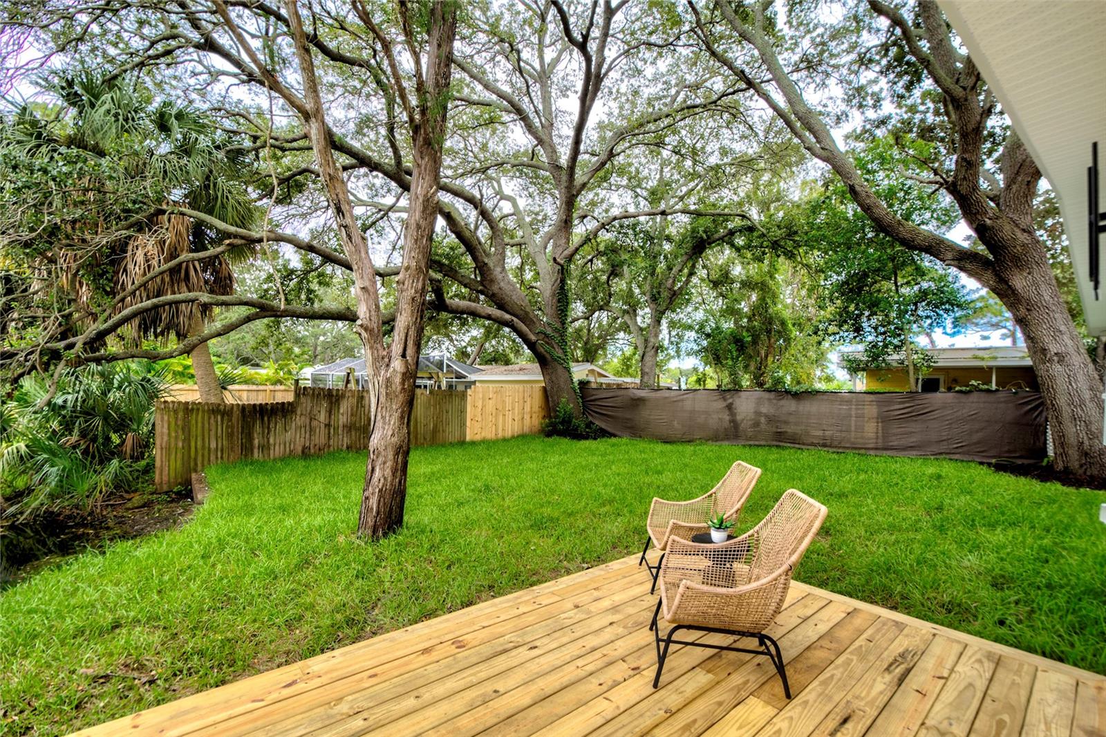 Rear Deck and Backyard (2)