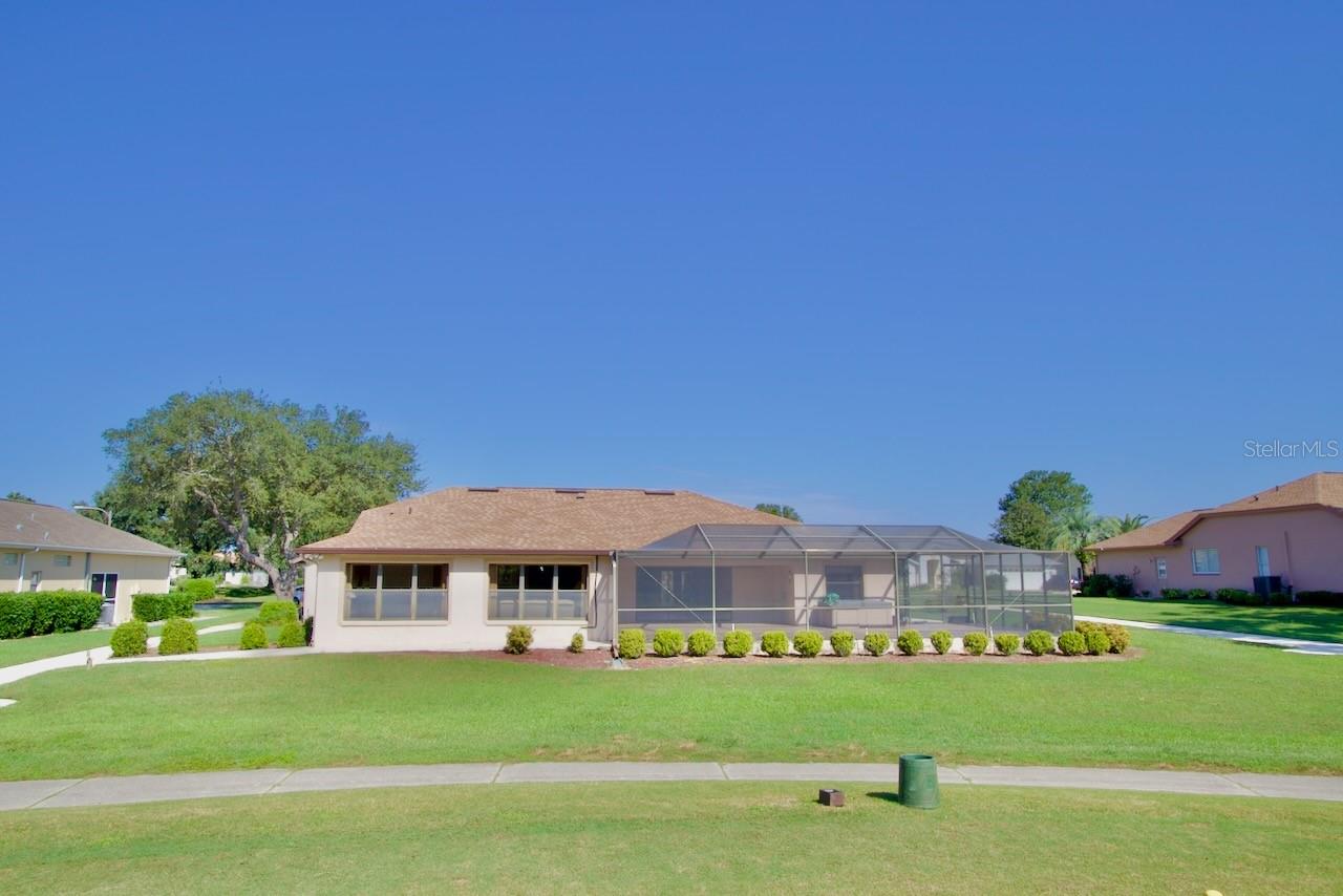 Rear View Of Home From Golf Course