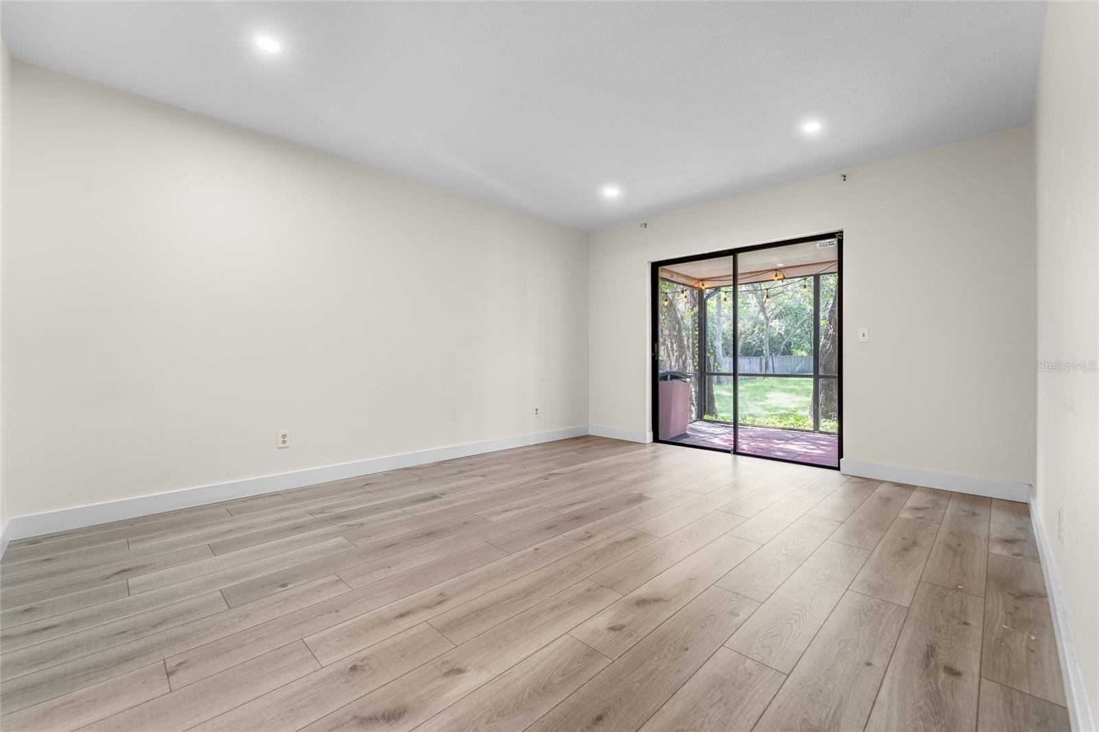 Mater Bedroom overlooking backyard/pool