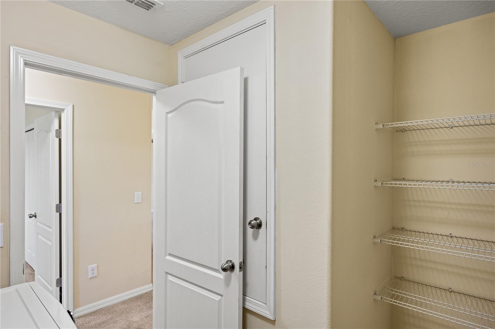 Laundry Room Storage (Second Floor)