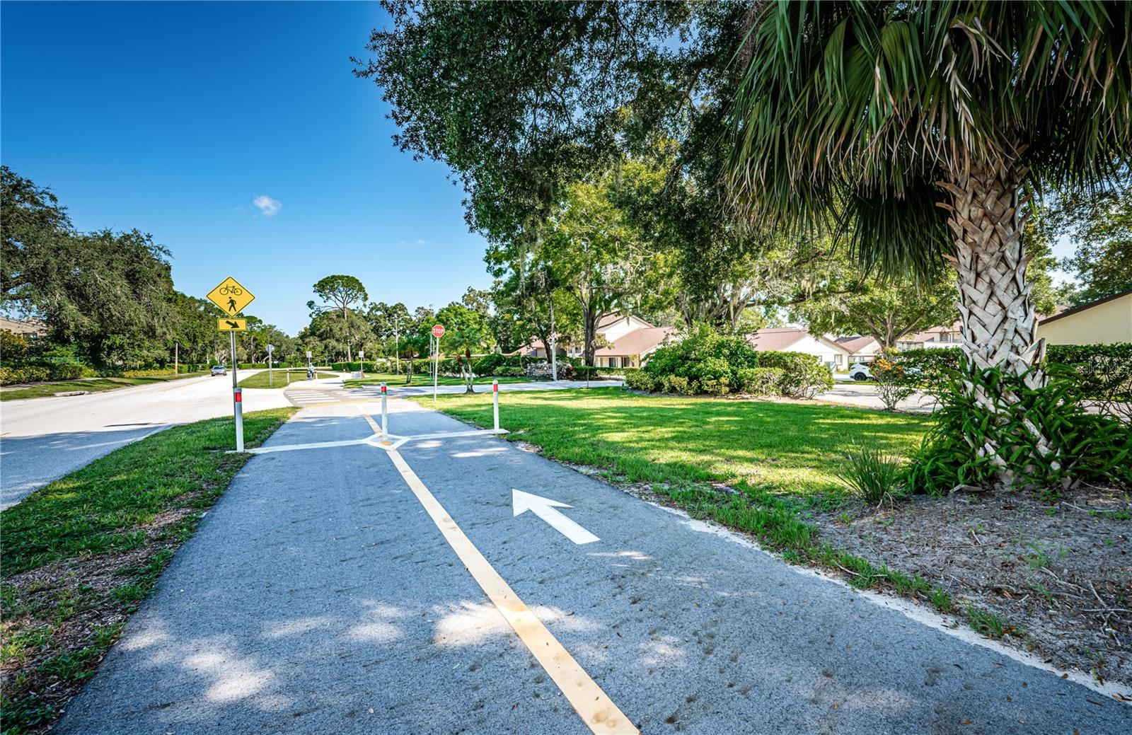 Pinellas Trail runs right in front of complex